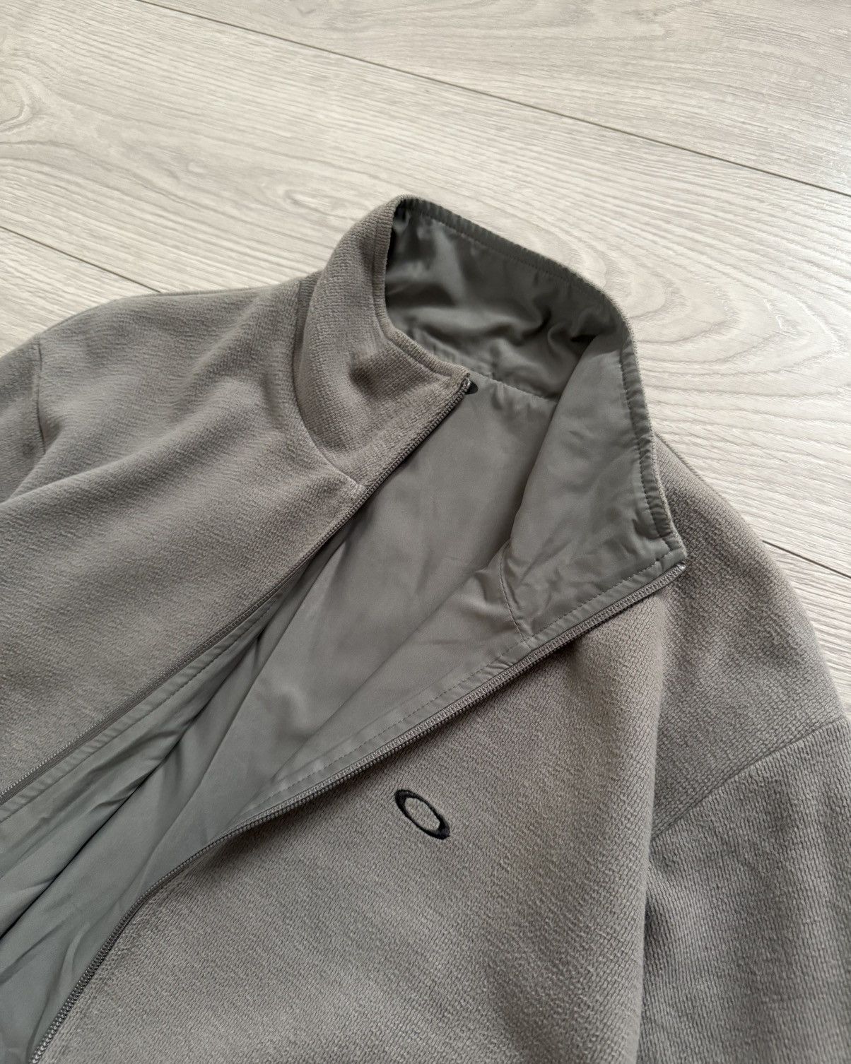 Oakley Oakley 00s Curve Panelled Reversible Fleece Nylon Jacket Size US M / EU 48-50 / 2 - 4 Thumbnail