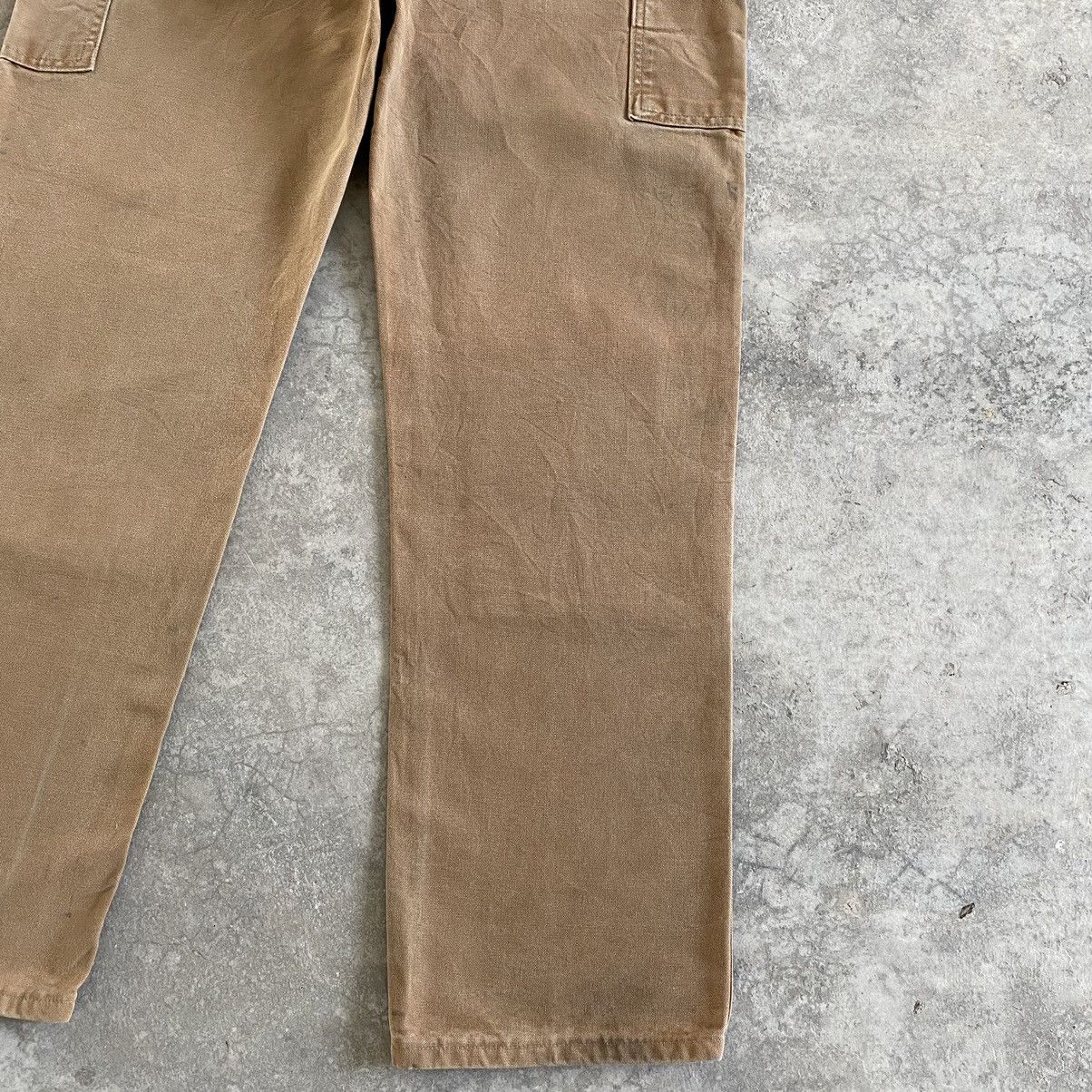 Carhartt VTG Carhartt Double Knee Faded Dirty Carpenter Work Pants Size US 35 - 16 Thumbnail