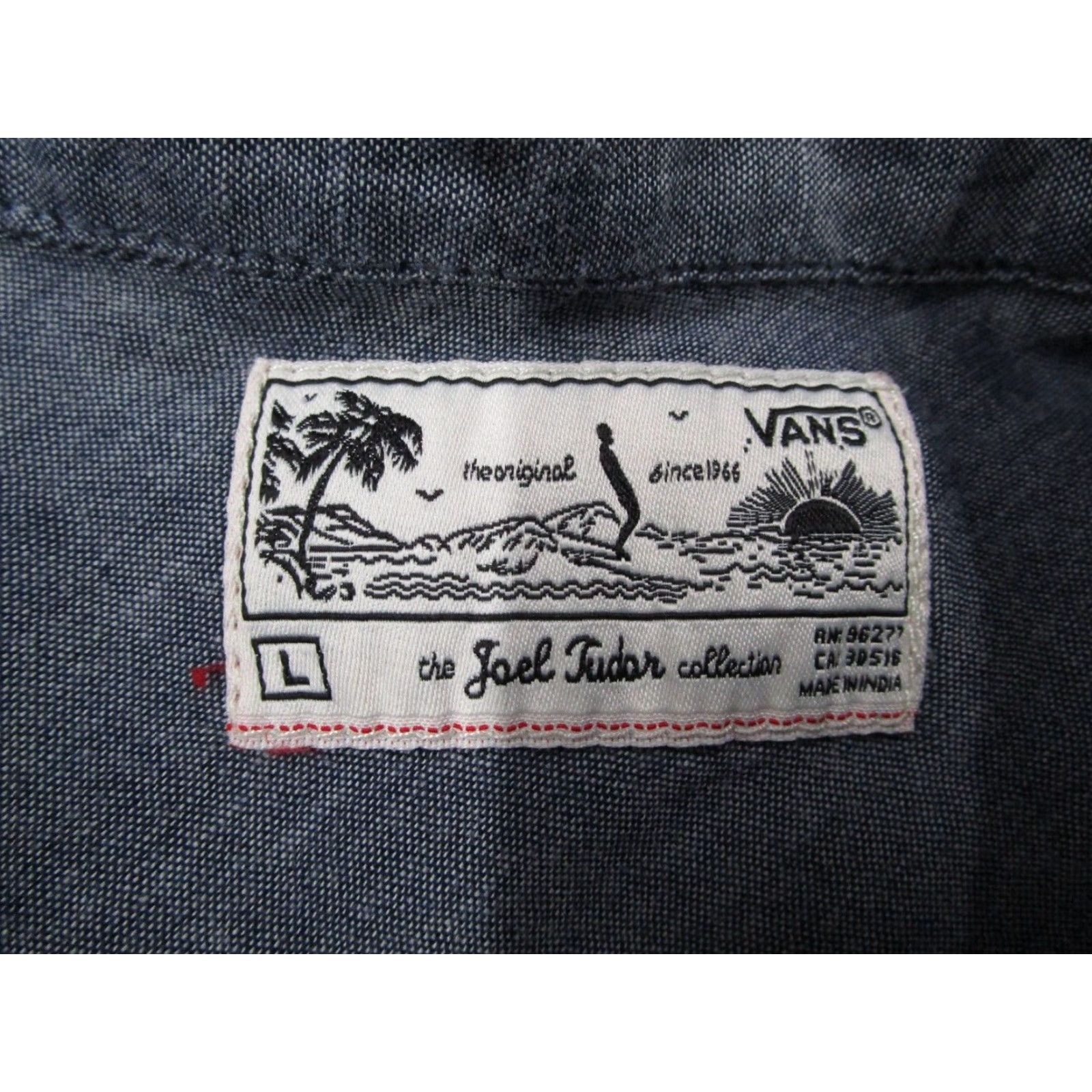 Vans VANS Shirt Mens L Green Joel Tudor Button Up Hawaiian AOP Handprint Size US L / EU 52-54 / 3 - 3 Thumbnail