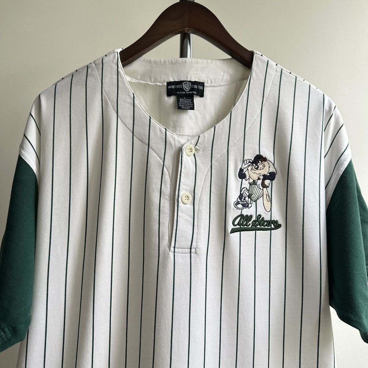 Vintage × Warner Bros Vintage 1995 Taz All Stars Looney Tunes Warner Bros Tee Size US L / EU 52-54 / 3 - 2 Thumbnail