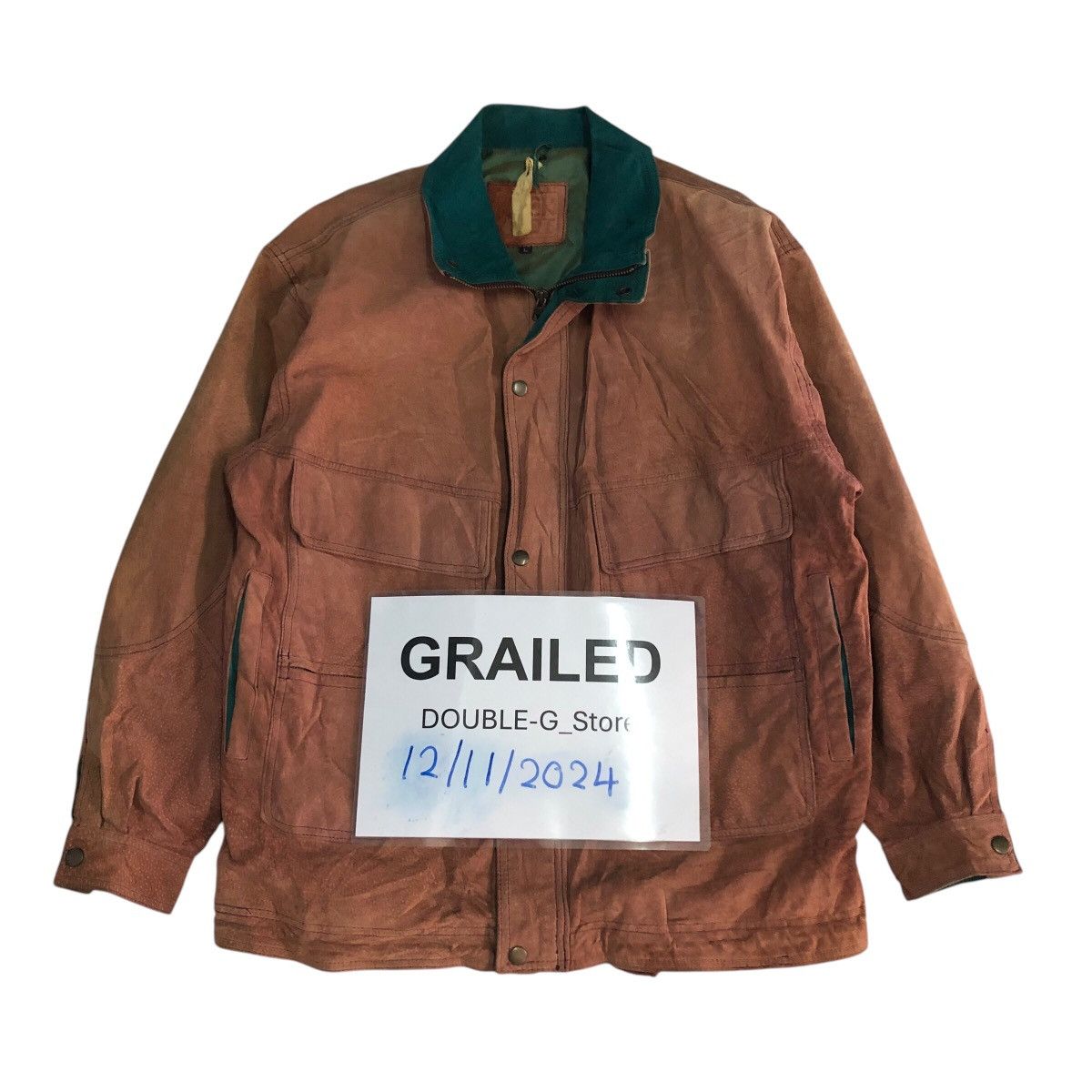 📌Vintage Biker Leather Jacket Mack Lot Issey Miyake