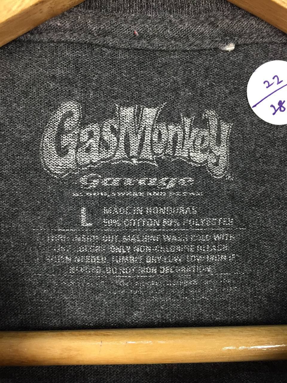GAS × Vintage Gas Monkey Garage Dallas Texas Big Logo Tee Size US L / EU 52-54 / 3 - 6 Thumbnail