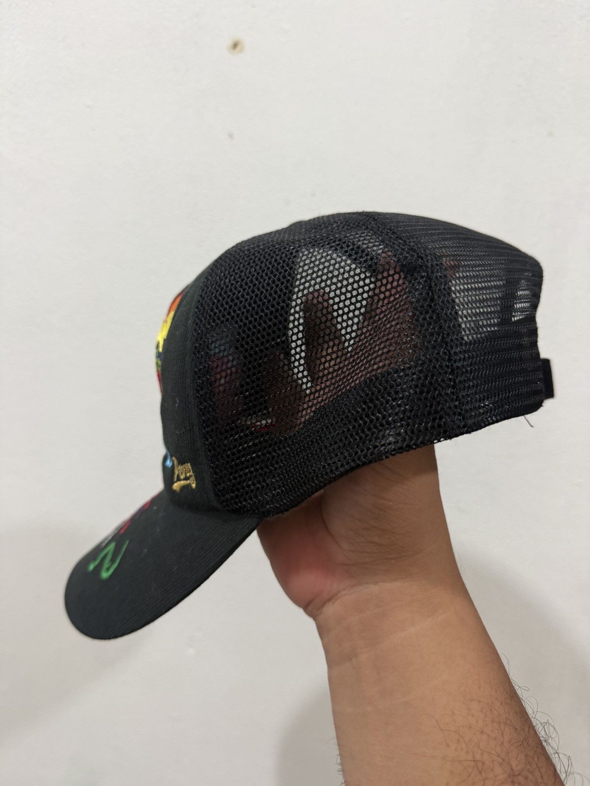 VTG PONY Like Ed Hardy Embroidery Trucker Hat
