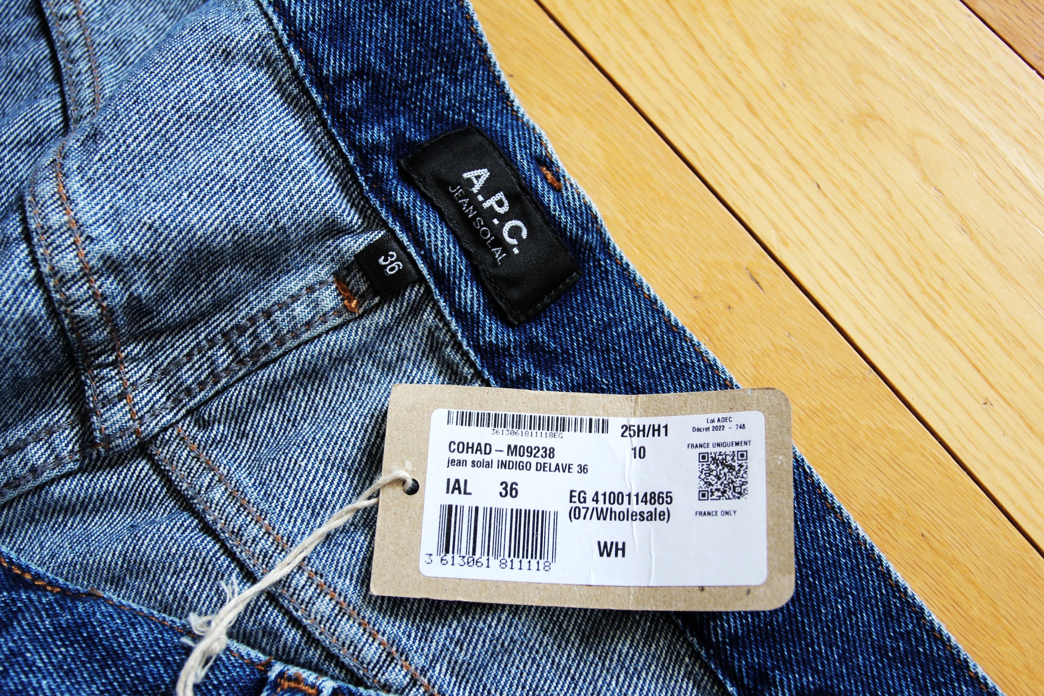 A.P.C. BNWT AW25 A.P.C. SOLAL DENIM JEANS 36 Size US 36 / EU 52 - 8 Thumbnail