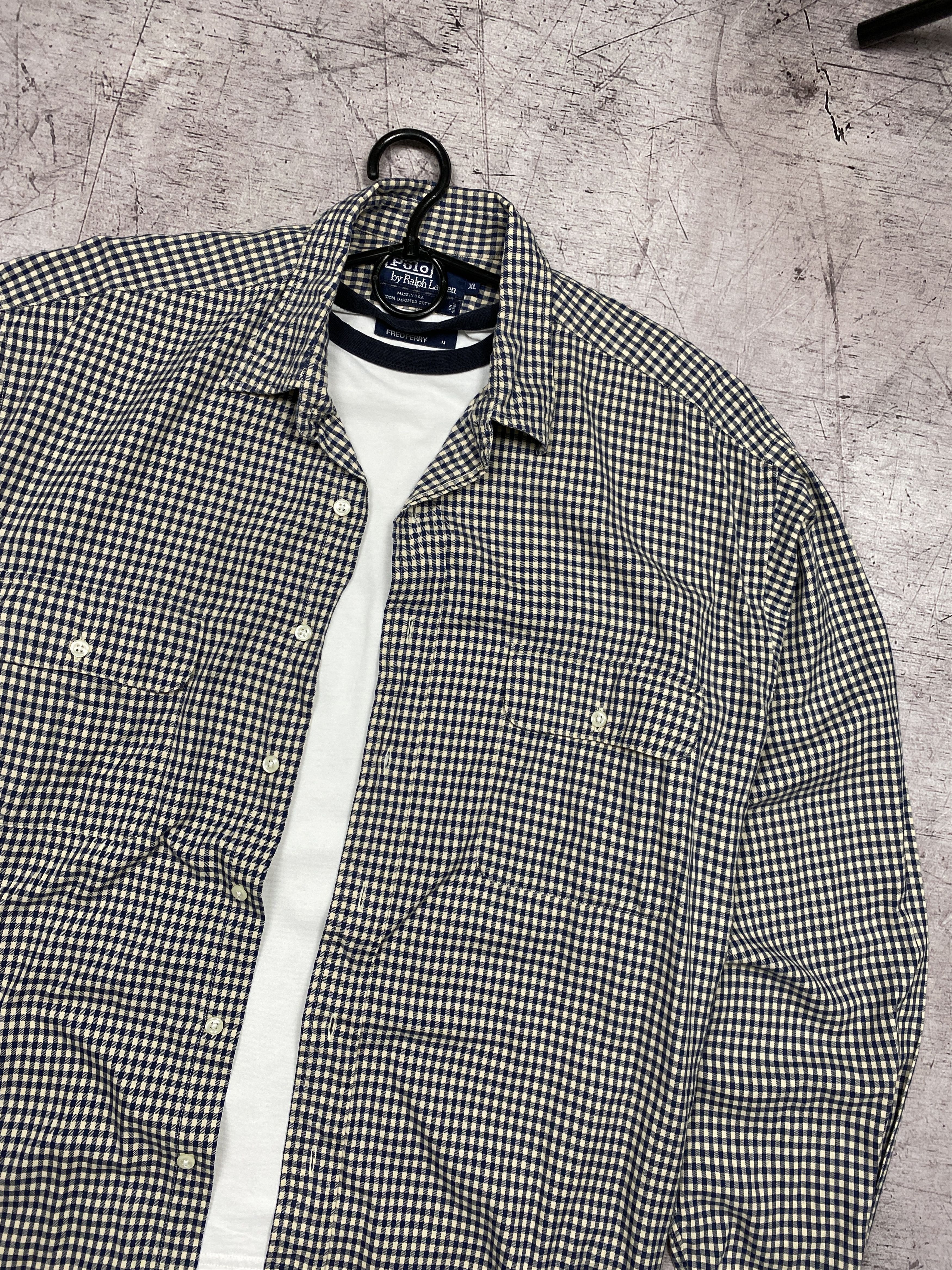 Polo Ralph Lauren Polo Jeans Co Ralph Lauren Vintage Mens Flannel Shirt Size US M / EU 48-50 / 2 - 2 Thumbnail