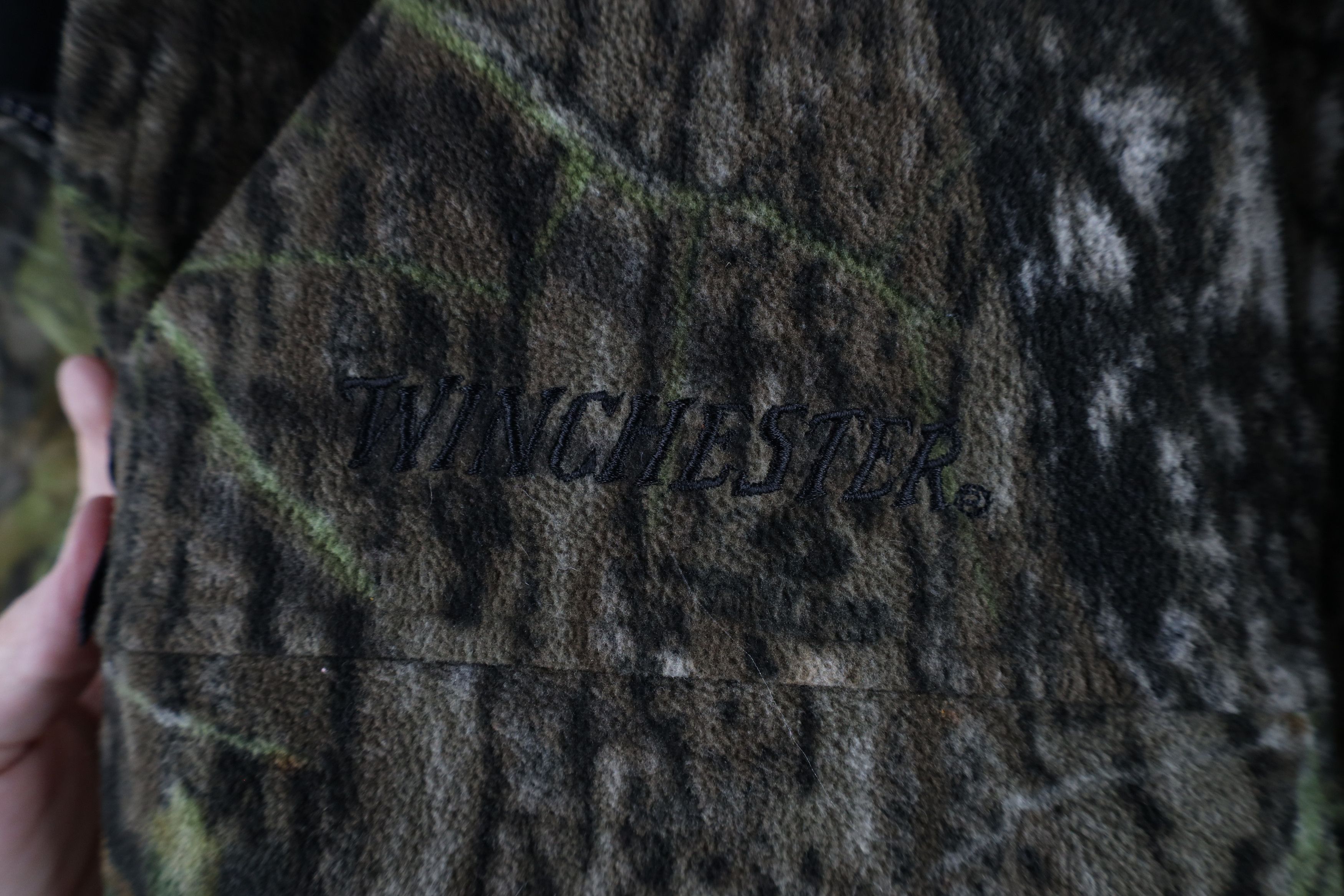 Vintage × Winchester Vintage Winchester Hunting Camouflage Fleece Full Zip Jacket Size US M / EU 48-50 / 2 - 4 Thumbnail
