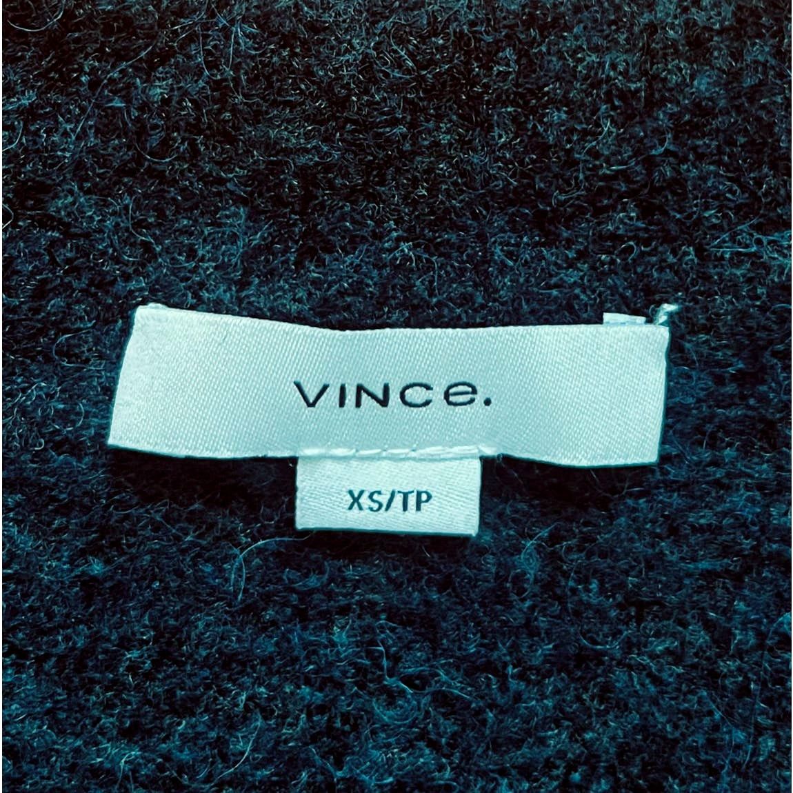 Vince Vince Green Wool Alpaca Blend Sweater | Size XS Size XS / US 0-2 / IT 36-38 - 4 Thumbnail