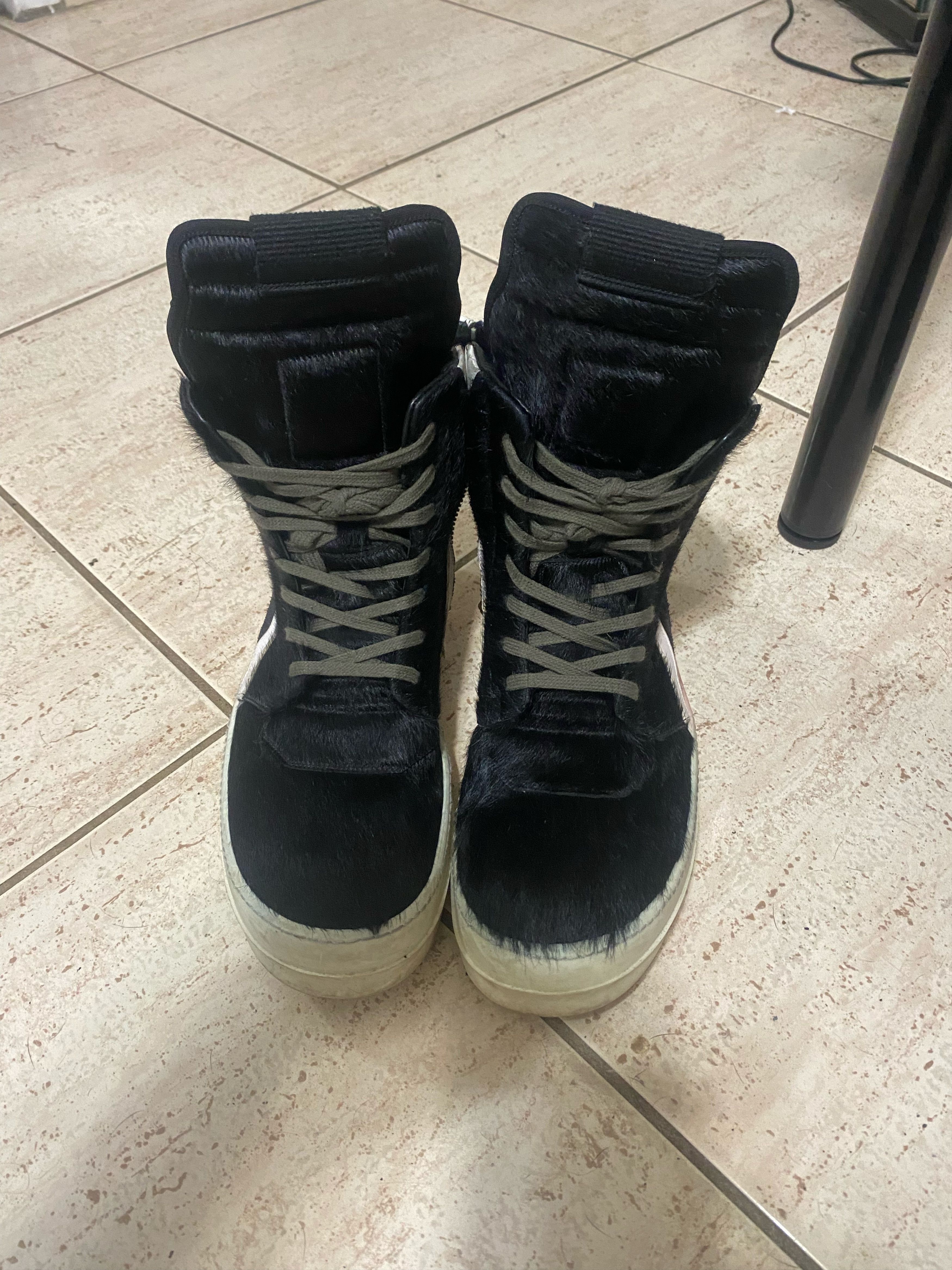 Rick Owens Geobasket Pony Hair Size US 11 / EU 44 - 5 Thumbnail
