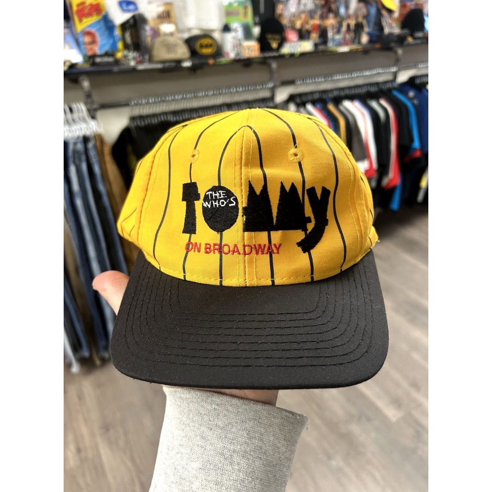 Vintage VINTAGE The Who’s Tommy On Broadway Snap Back Hat Adjustable OSFA 90s Size ONE SIZE - 2 Thumbnail