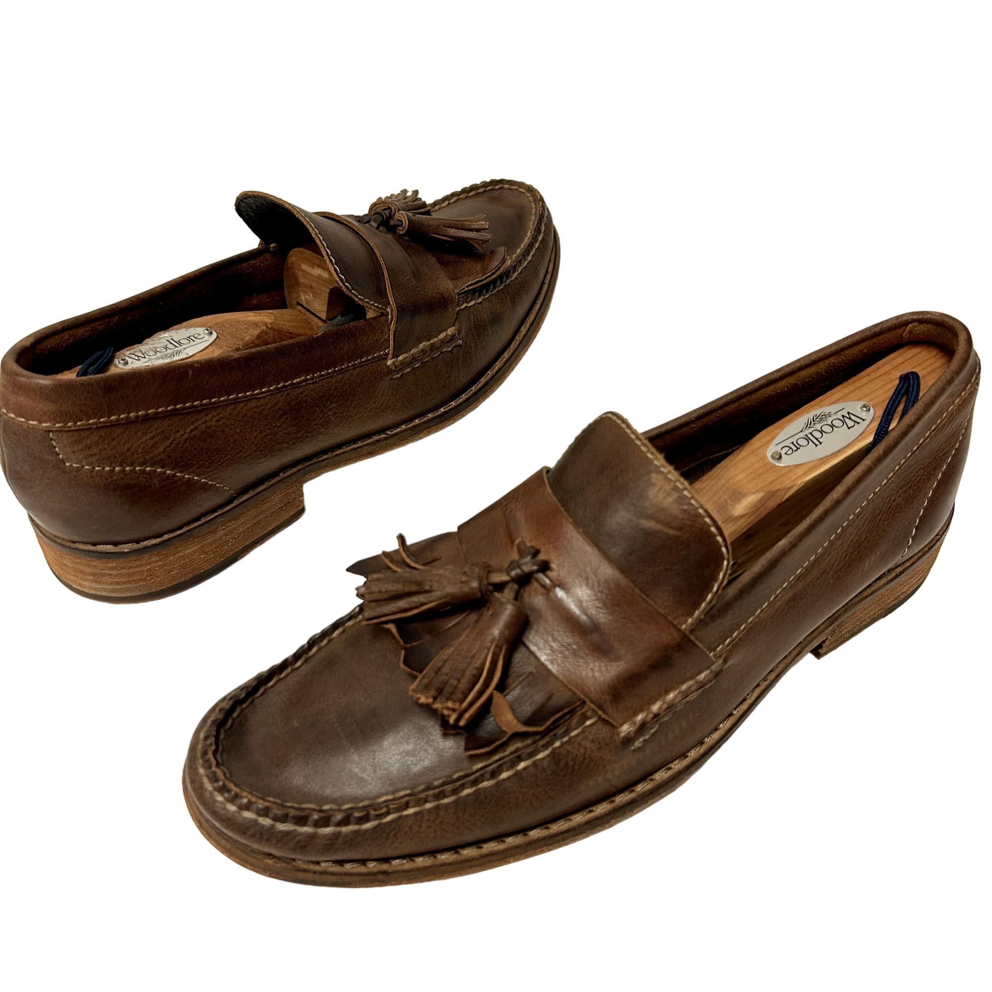 Cole Haan Cole Haan Oiled Leather Casual DRESS Shoe KILTIE Tassel Shoe Size US 9 / EU 42 - 1 Thumbnail