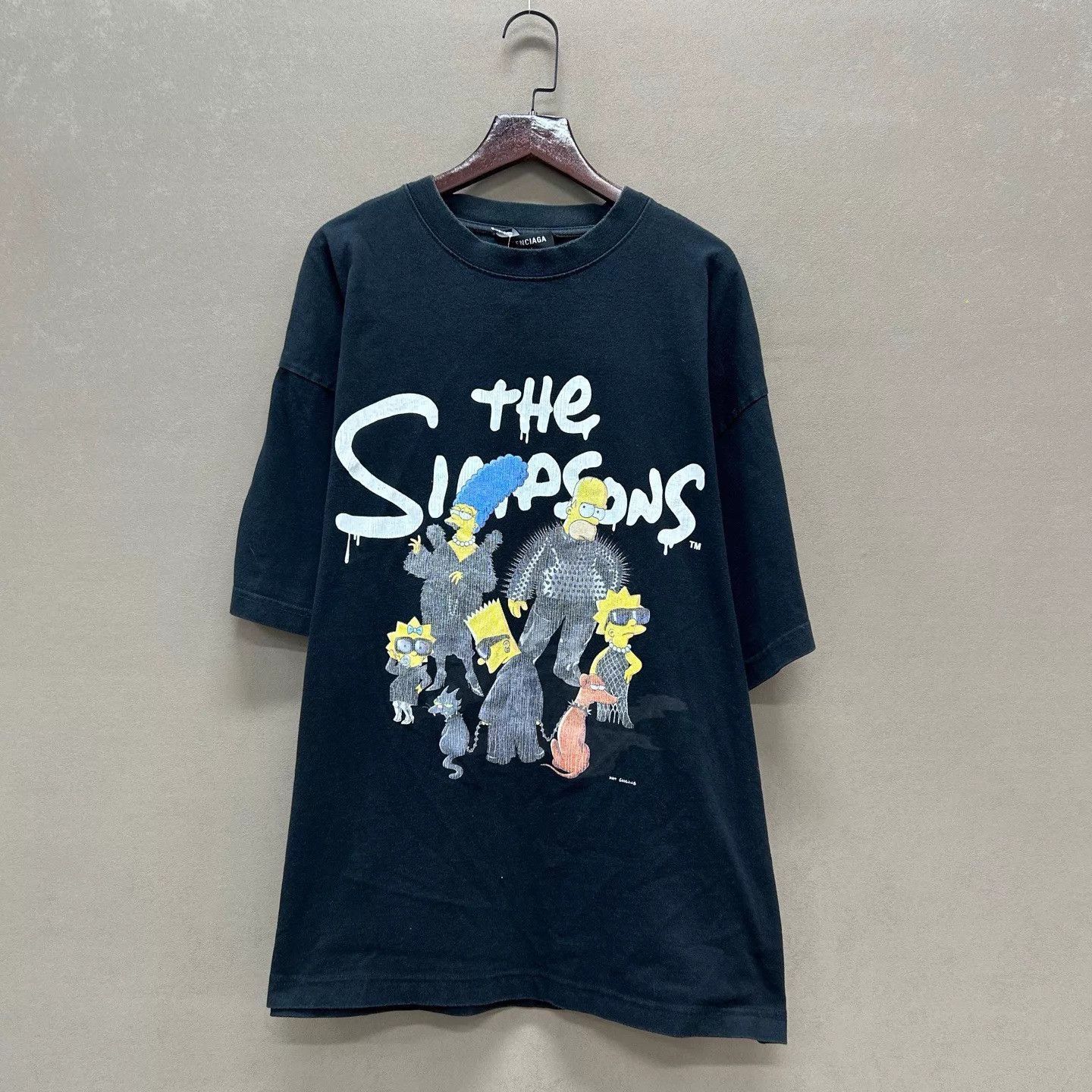 Balenciaga The Simpsons Print Short Sleeve T-Shirt Size US L / EU 52-54 / 3 - 1 Thumbnail