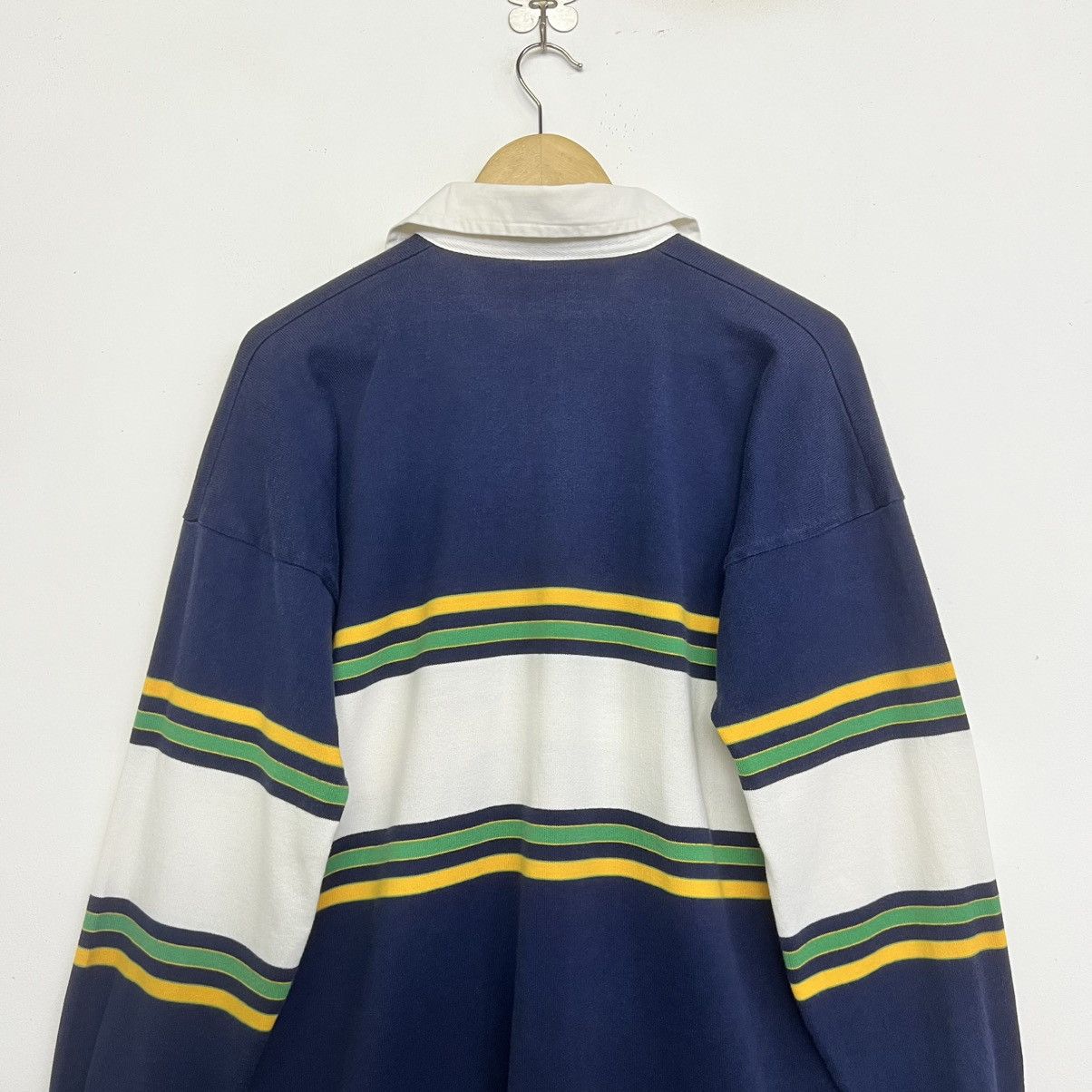 Canterbury of New Zealand Vintage 90s Canterbury Australia striped Rugby Polo Shirt Size US L / EU 52-54 / 3 - 8 Thumbnail