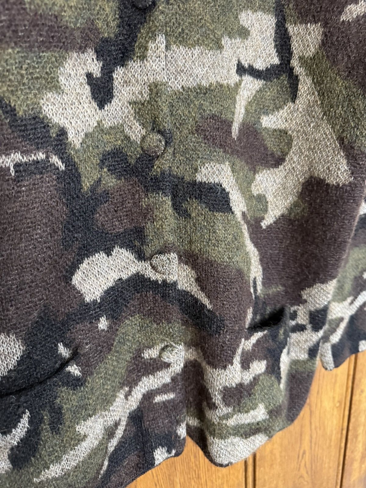 Saint Laurent Paris SS15 Saint Laurent camo camouflage cardigan Hedi Psych Rock Size US S / EU 44-46 / 1 - 14 Thumbnail