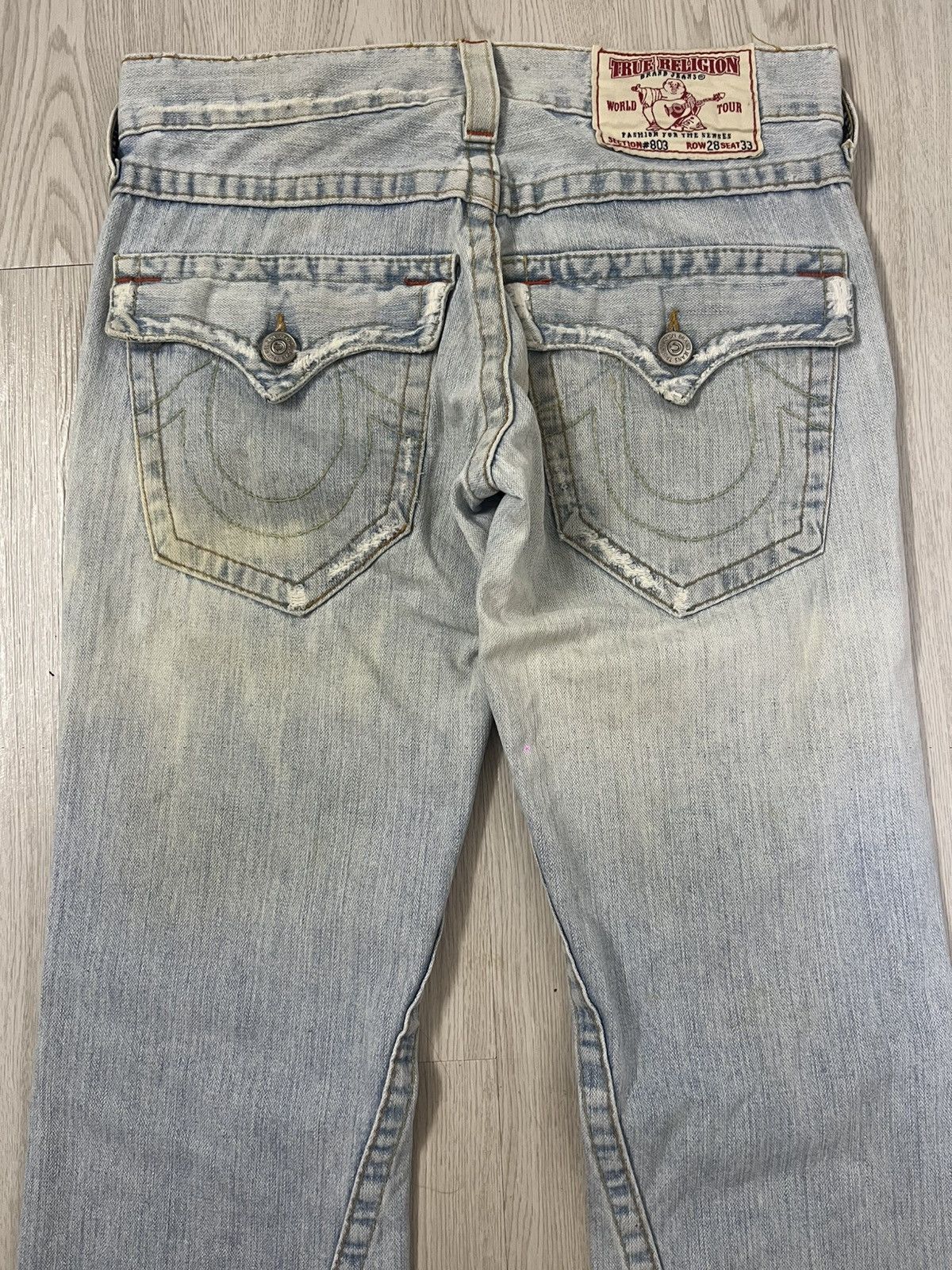 True Religion Vintage True Religion Stone & Tint Flared Jeans Size US 32 / EU 48 - 9 Thumbnail