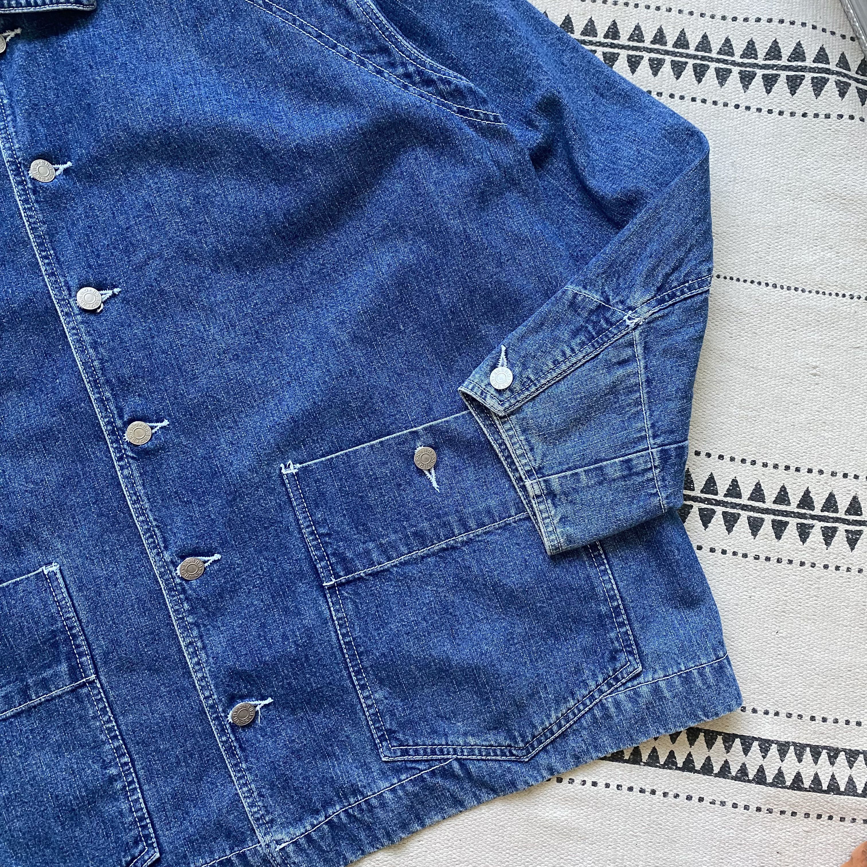 Guess Vintage 80-90s Guess Denim jacket Workers style. Made in USA Size US XL / EU 56 / 4 - 5 Thumbnail