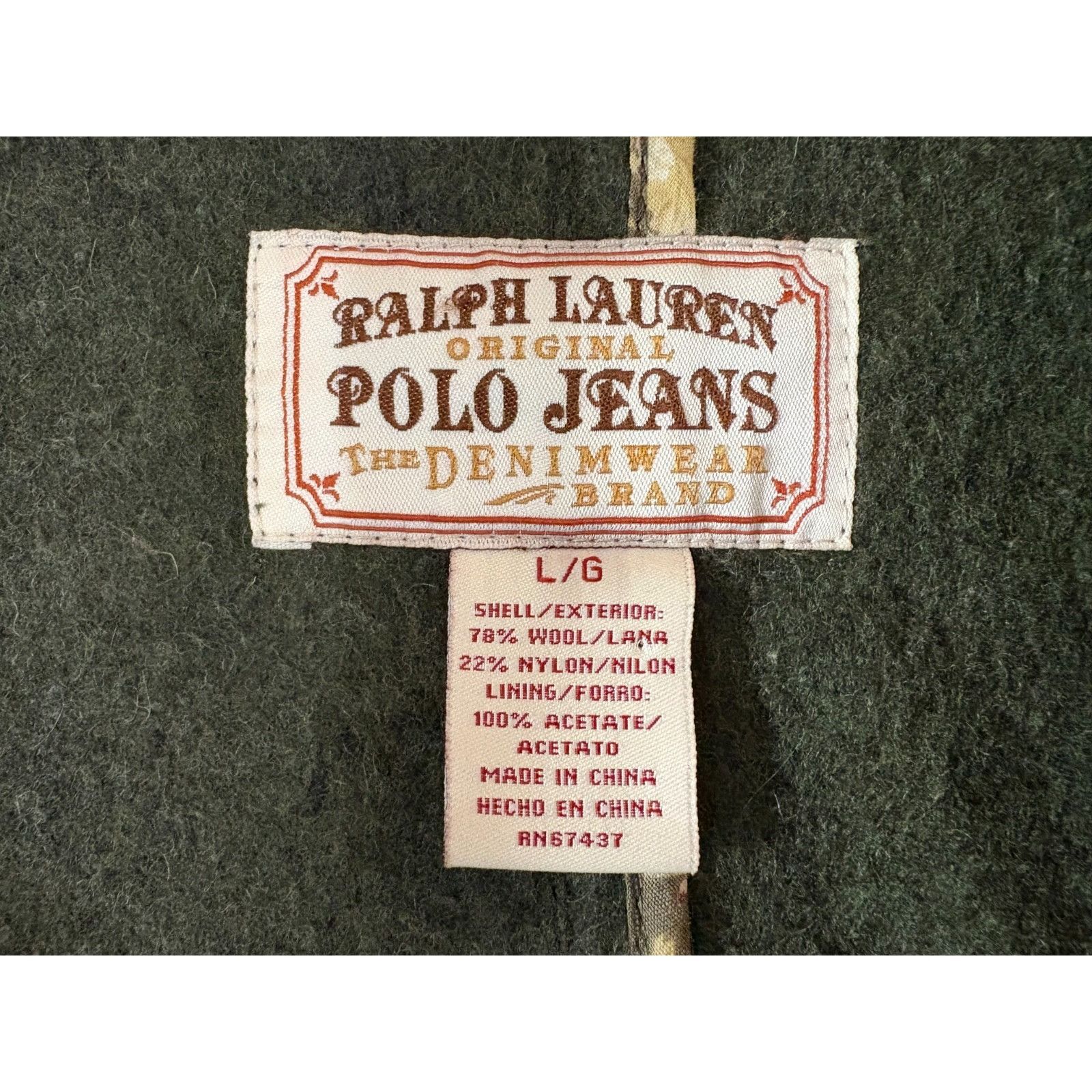 Polo Ralph Lauren Polo Jeans Co. Ralph Lauren Wool blend double breast long co Size L / US 10 / IT 46 - 3 Thumbnail