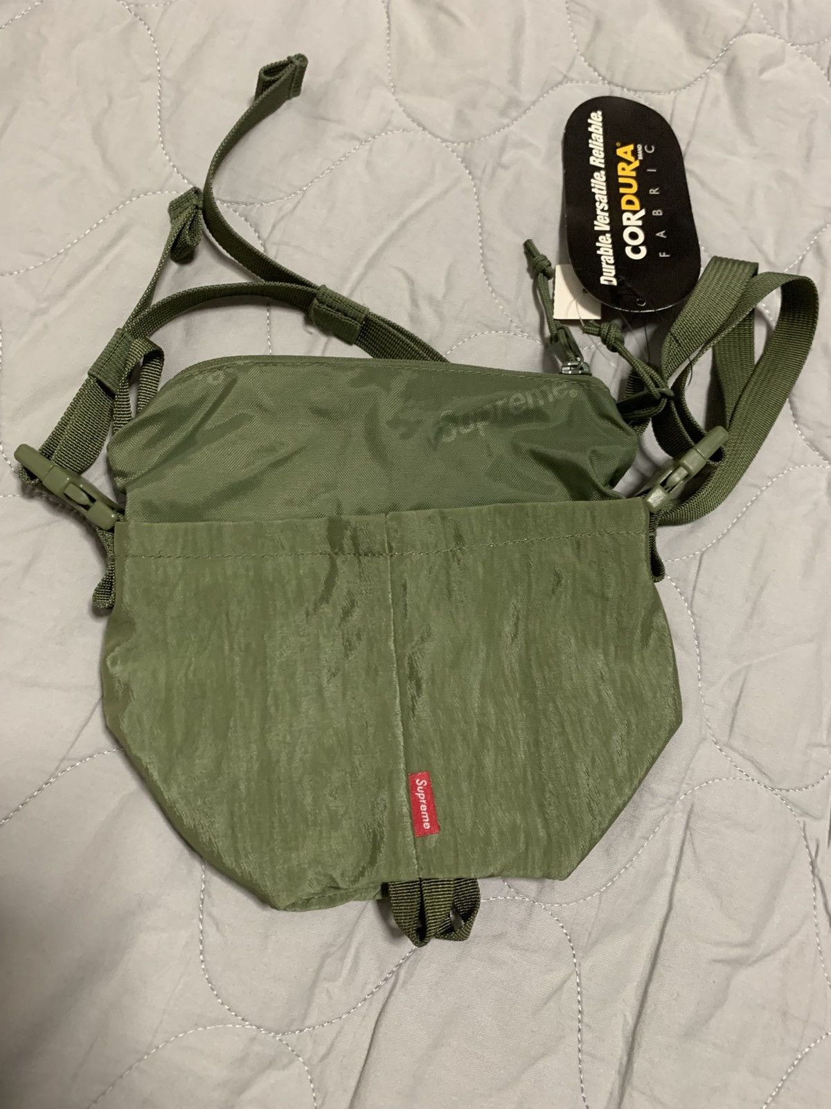 Supreme Supreme Neck Pouch Olive Size ONE SIZE - 2 Thumbnail