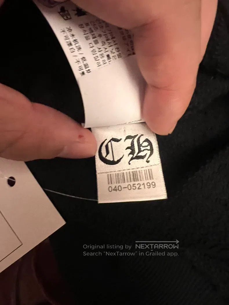 Chrome Hearts CHROME HEARTS Size M Black flocking sweater Size US M / EU 48-50 / 2 - 6 Thumbnail