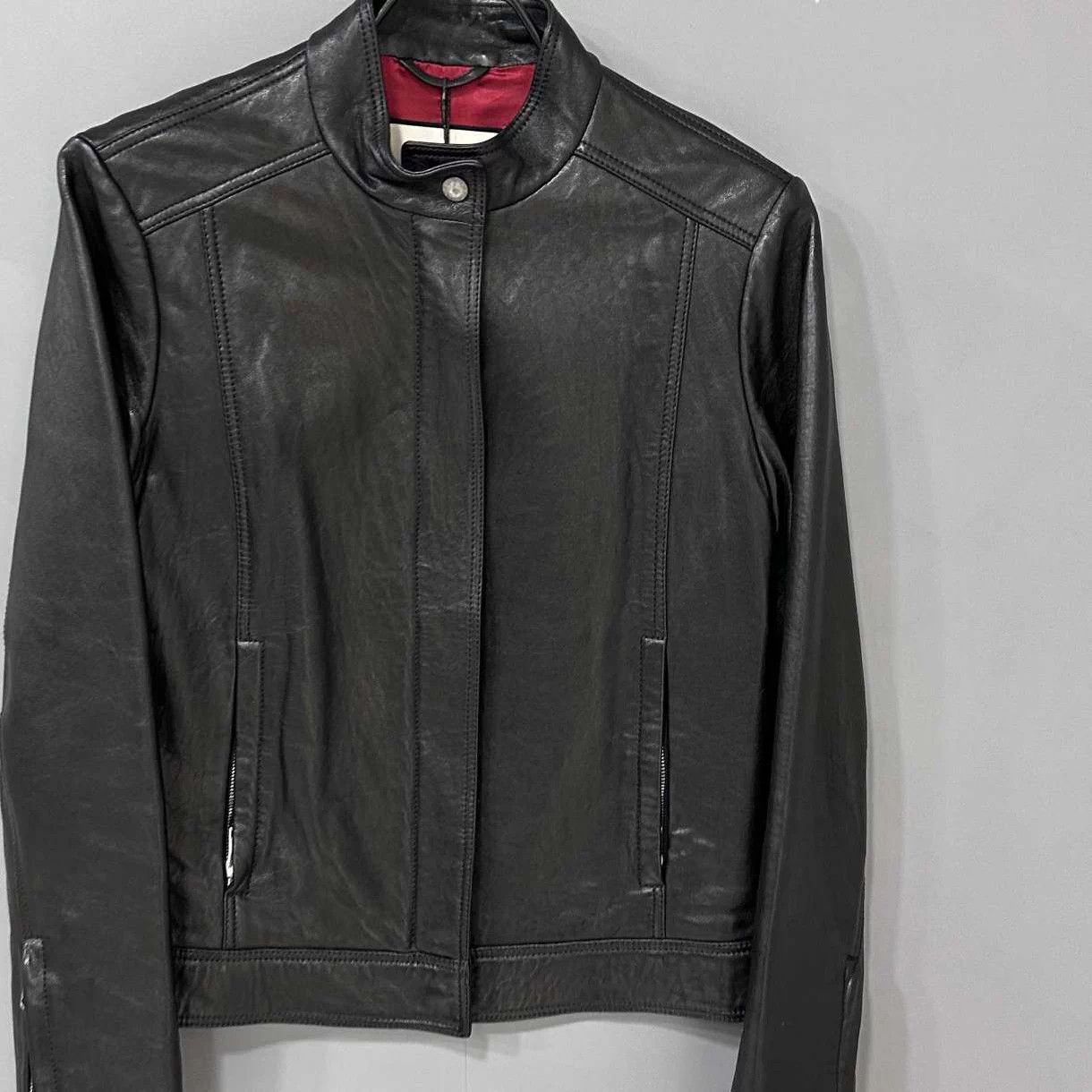 Gucci GUCCI Black Leather Jacket 42 Size M / US 6-8 / IT 42-44 - 2 Thumbnail