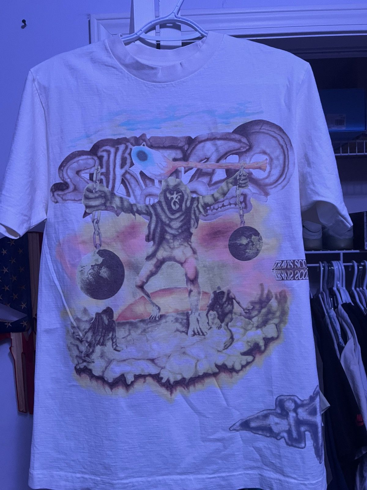 Travis Scott Travis Scott Utopia Skitzo Circus Maximus tee Size US M / EU 48-50 / 2 - 1 Thumbnail