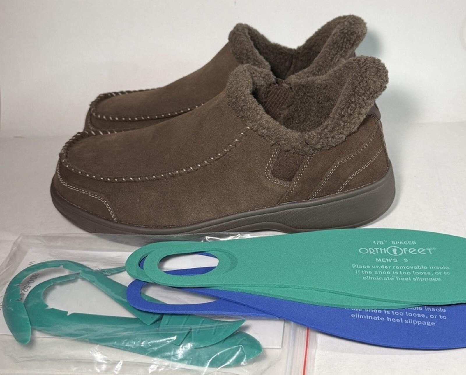 Other ORTHOFEET Orthopedic Suede VITO Hands-Free Slipper Chocolate Size US 9 / EU 42 - 1 Thumbnail