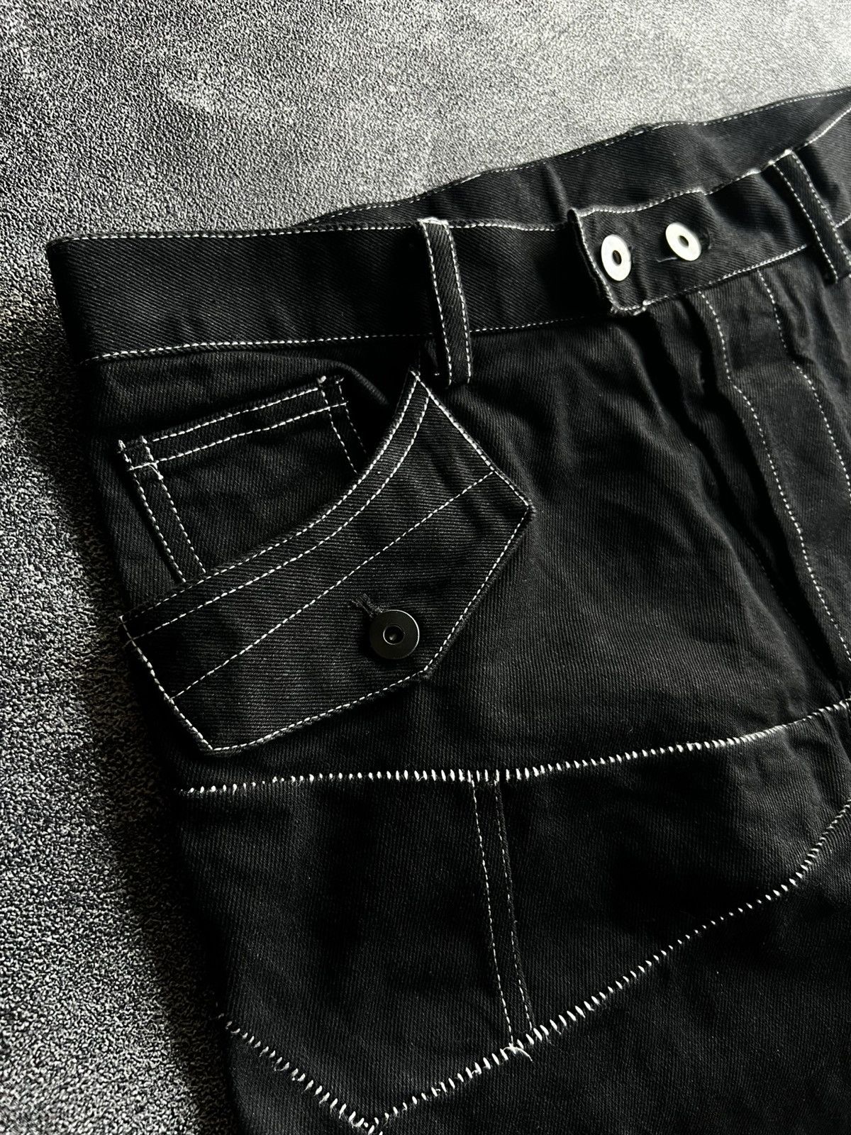 14th Addiction Chaunk Drklac SS17 Denim Pants Size US 33 - 3 Thumbnail