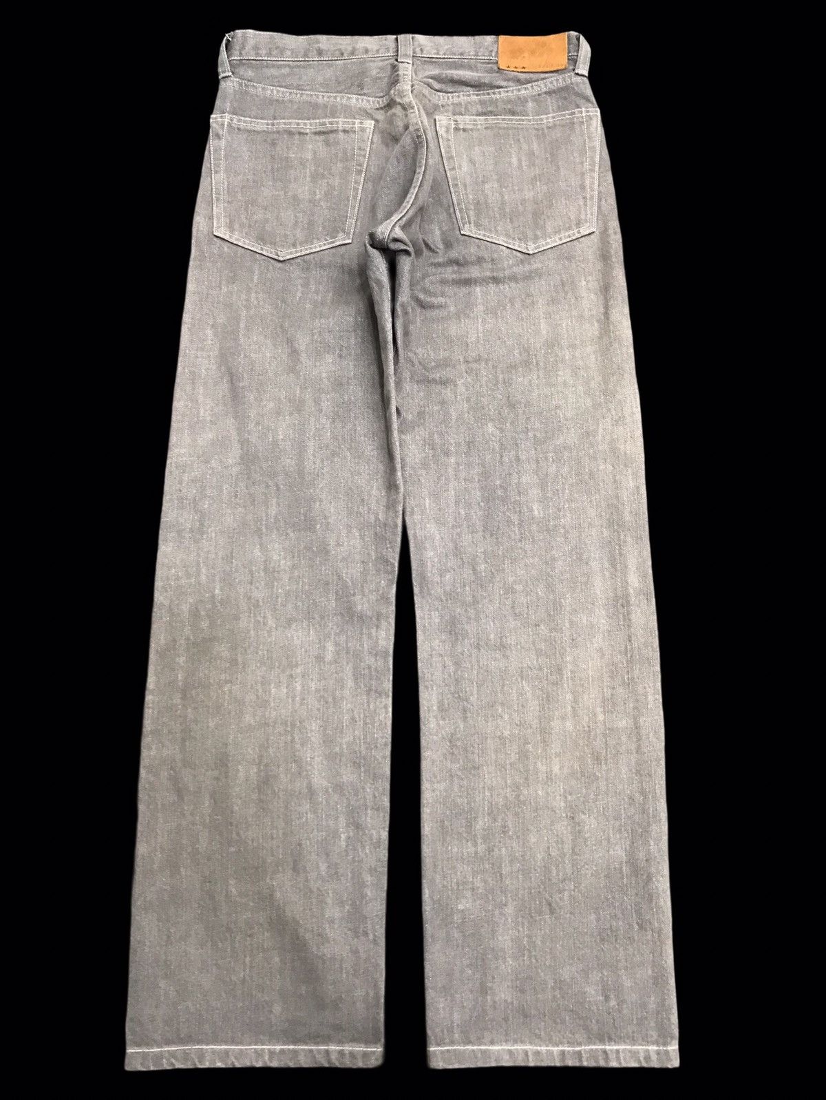 Japanese Brand 💥90s Style💥MODEST GOVERN REGULAR GREY JAPAN DENIM F400 Size US 29 - 2 Thumbnail