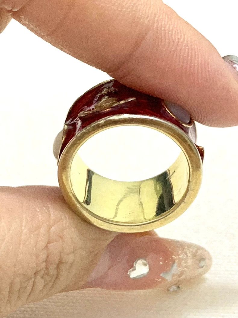 Vivienne Westwood Vivienne Westwood Vintage red king ring Size ONE SIZE - 7 Thumbnail