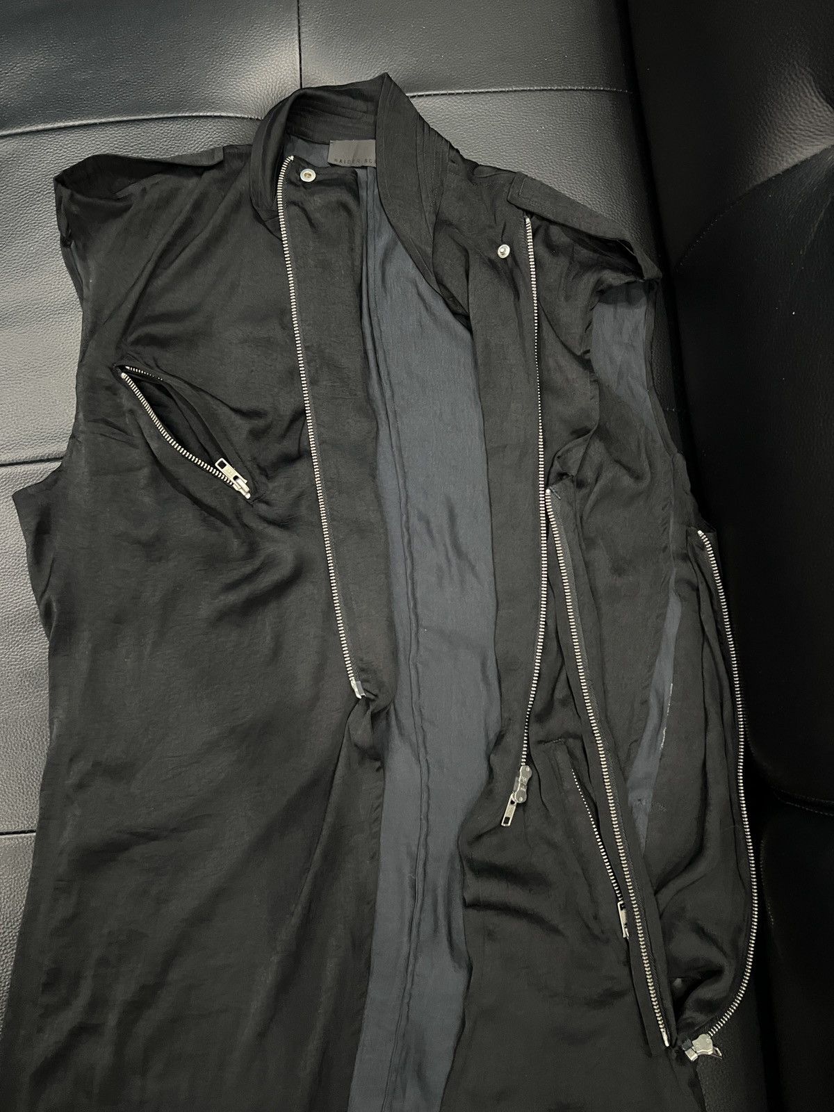 Haider Ackermann Haider Ackermann SS11 Runway Long Vest Size XXS / US 00 / IT 34 - 7 Thumbnail