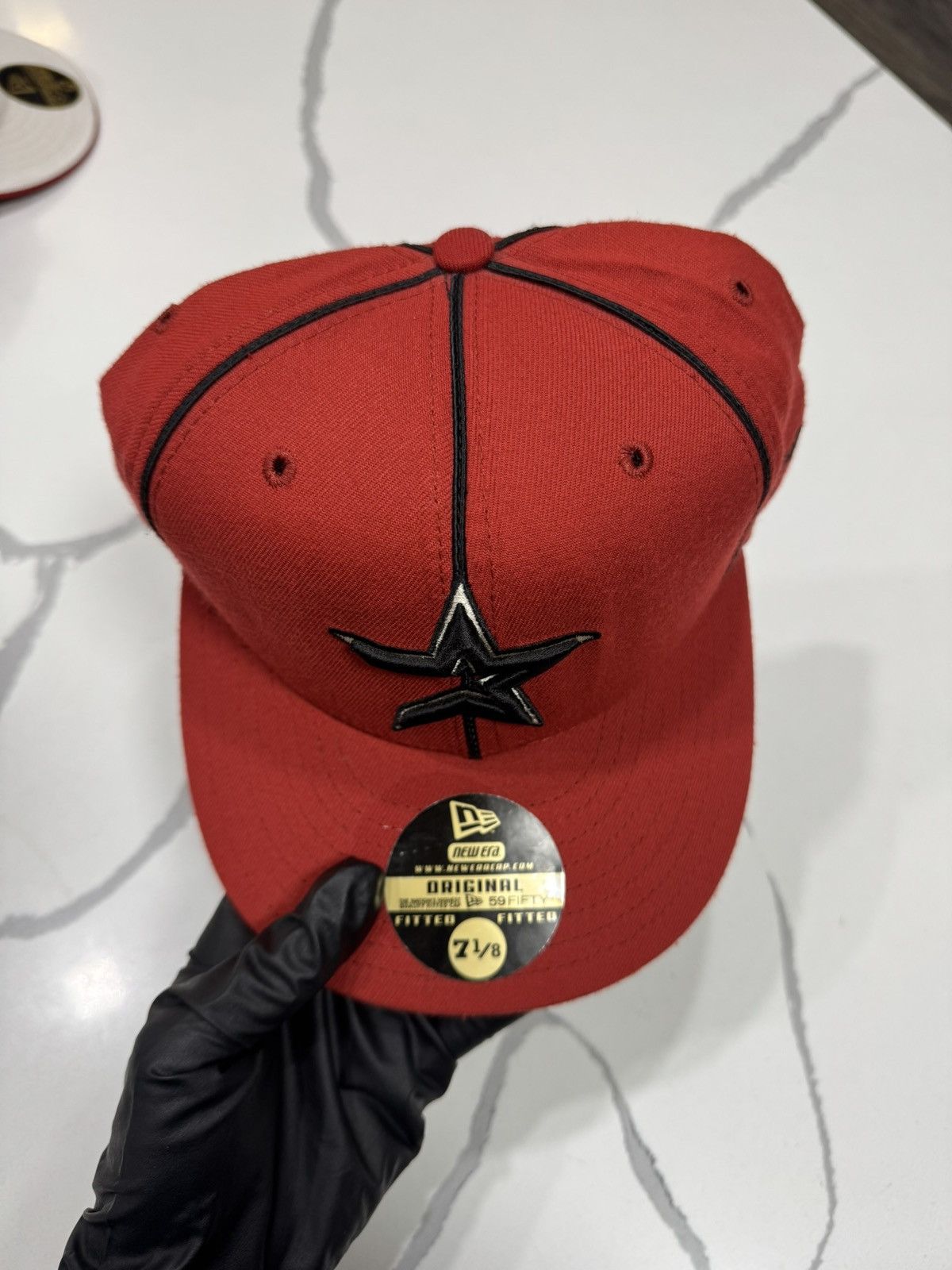 New Era Vintage Astros New Era Fitted Cap Size ONE SIZE - 3 Thumbnail