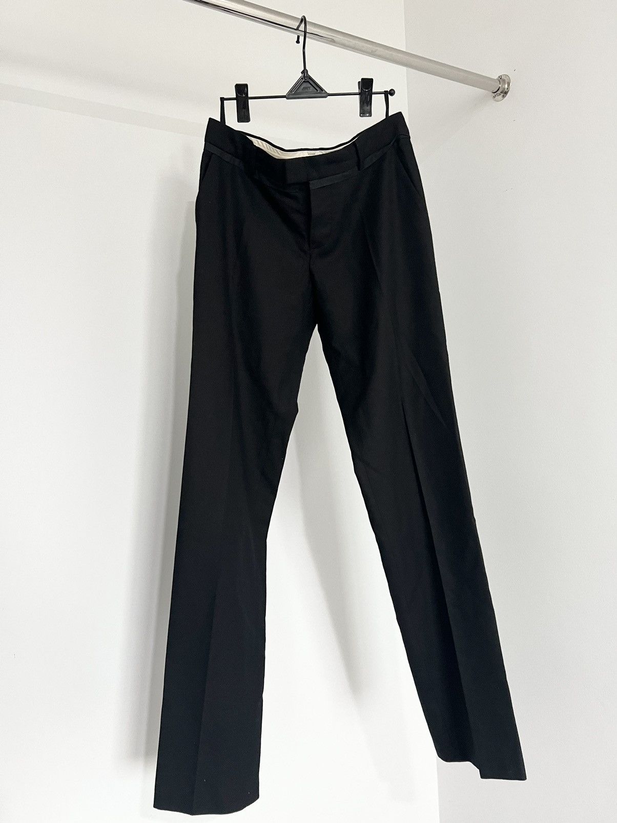 image of Helmut Lang Pants Straight Legs in Black, Men's (Size 30)