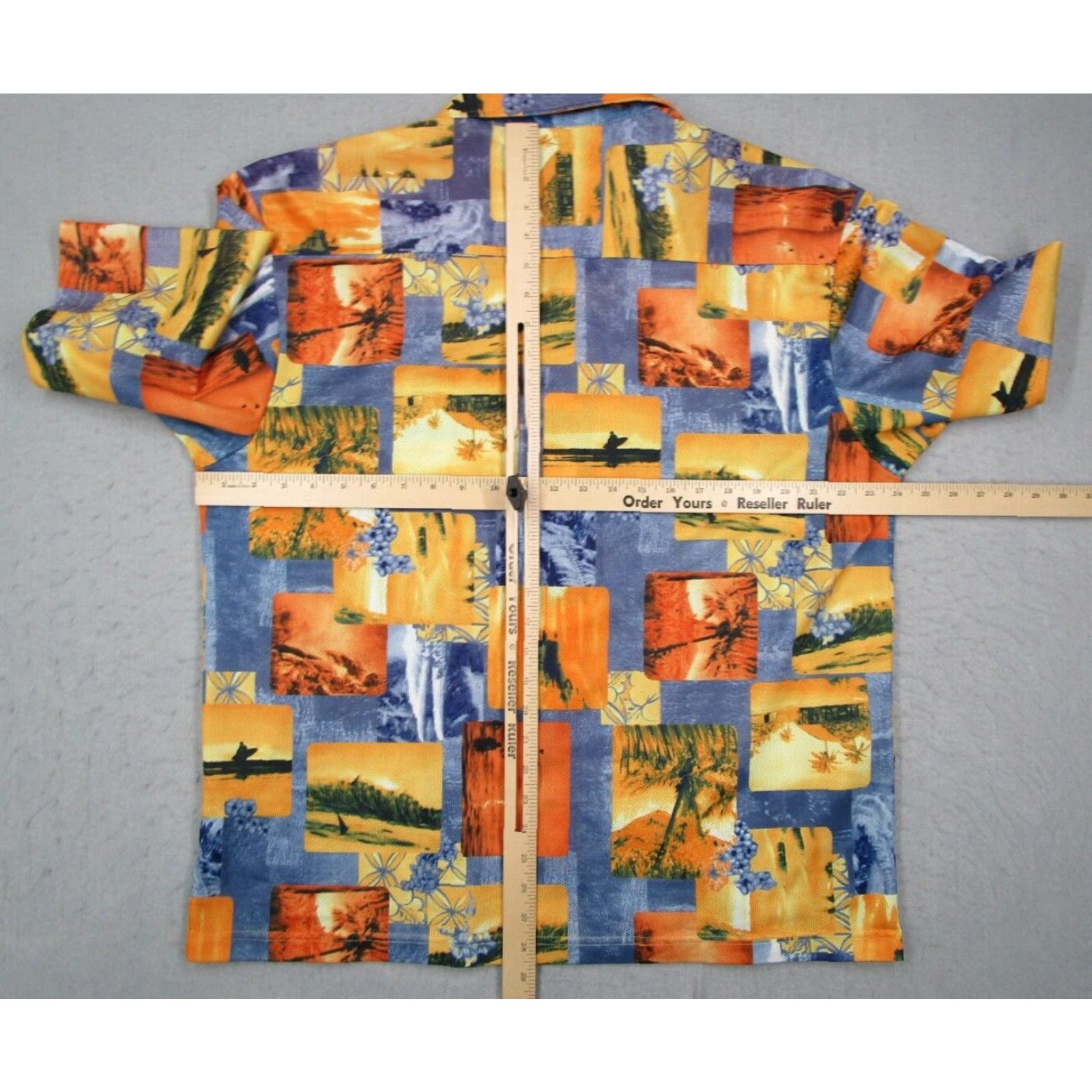 Vintage VINTAGE Vector Performance Series Shirt Mens L Orange Button-Up Hawaiian Y2K 80s 90s Beach Retro Vintage Mens Large Orange Shirt Size US L / EU 52-54 / 3 - 4 Thumbnail
