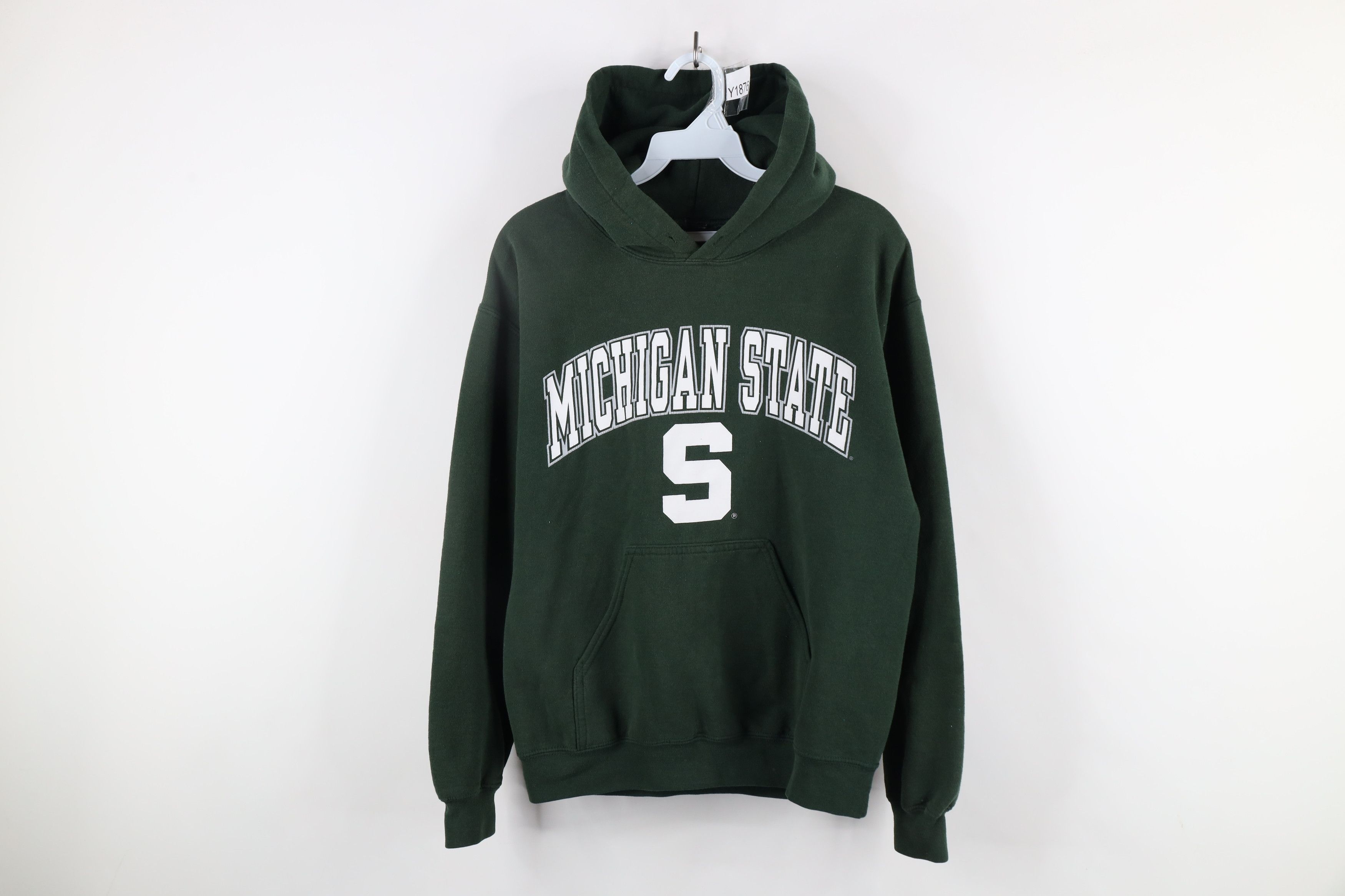 Vintage Vintage 90s Michigan State University Hoodie Sweatshirt Size US S / EU 44-46 / 1 - 1 Thumbnail