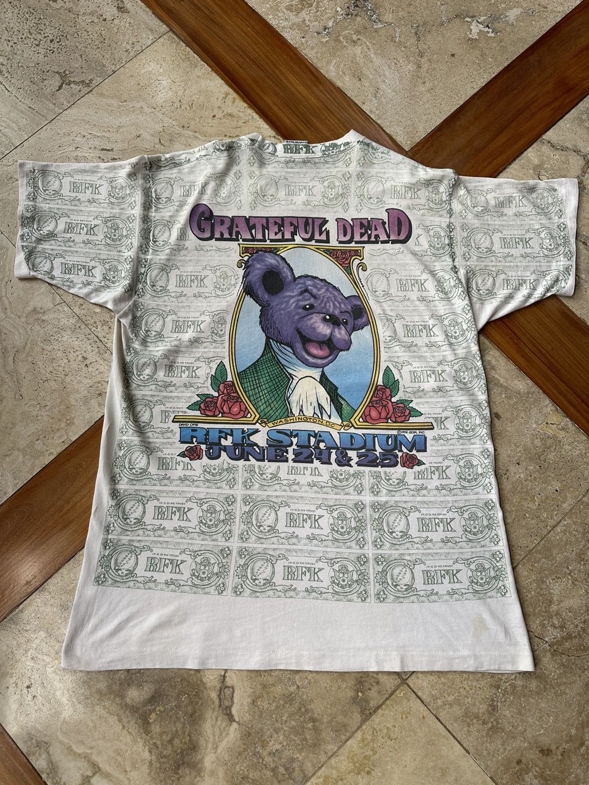 Grateful Dead × Vintage RARE 1995 grateful dead summer tour AOP Size US XL / EU 56 / 4 - 1 Thumbnail