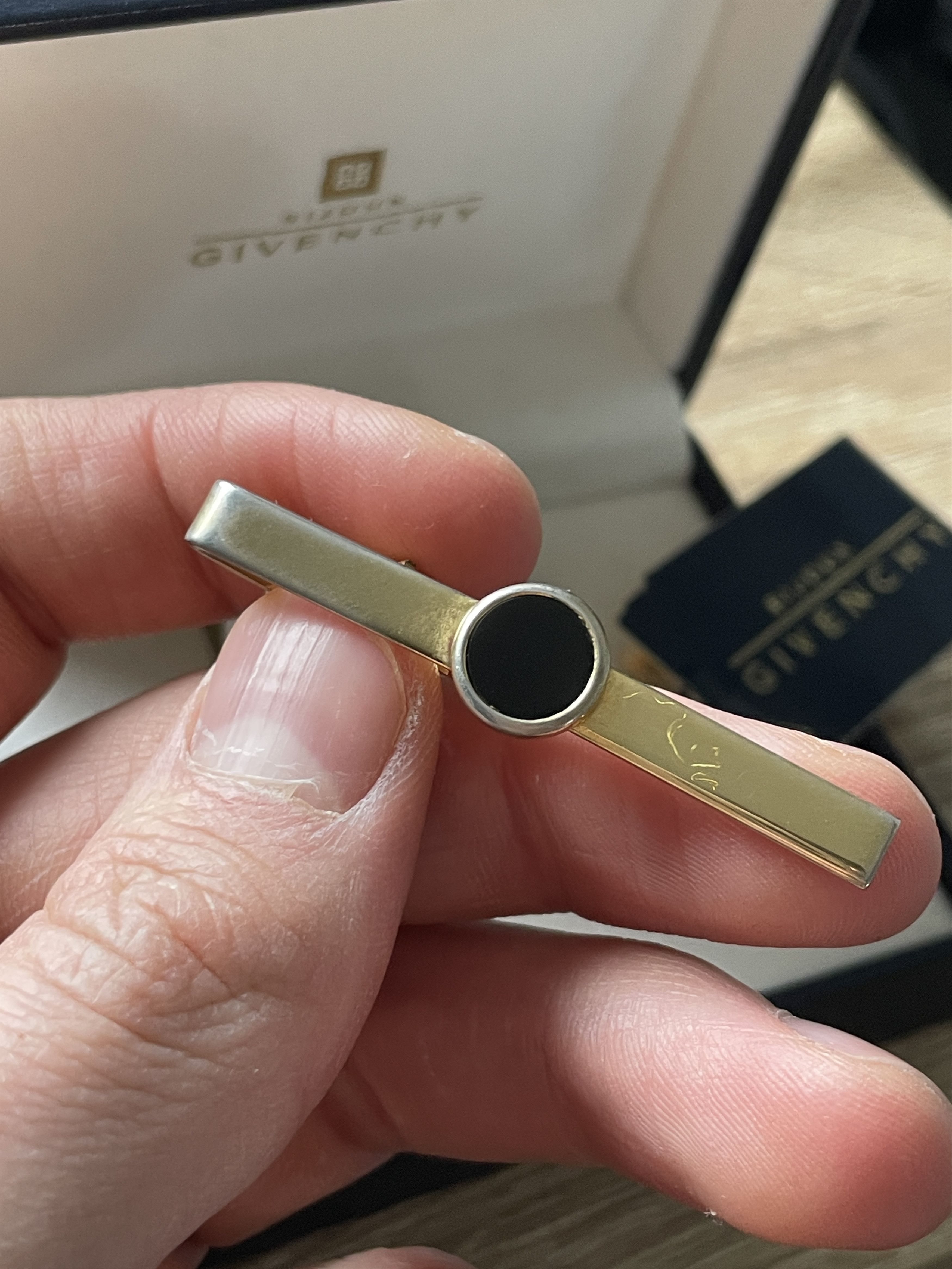 Givenchy VINTAGE GIVENCHY CUFFLINKS TIE CLIPS SET Size ONE SIZE - 8 Thumbnail