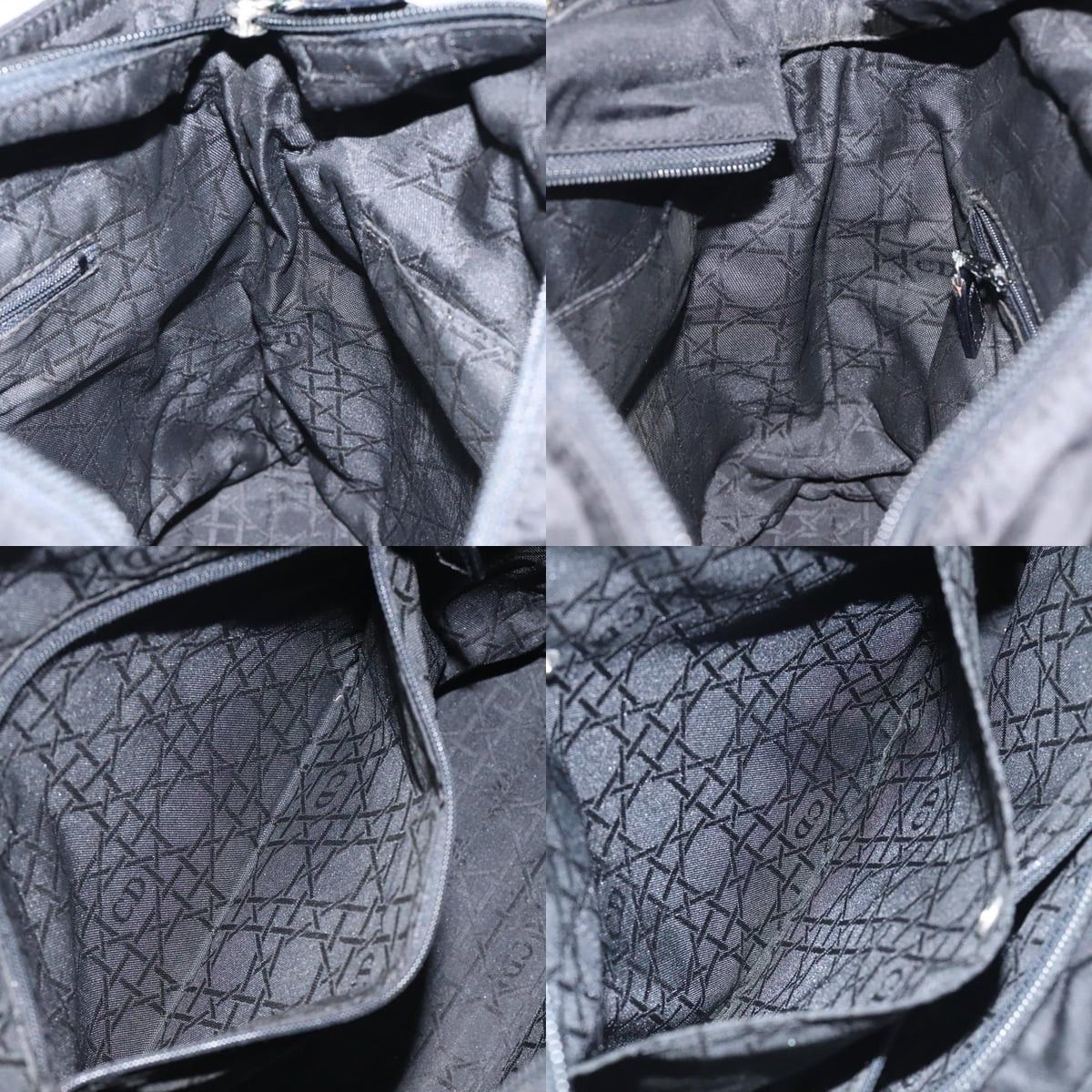 Dior DIOR Tote Bag Nylon Black Silver Size ONE SIZE - 12 Thumbnail