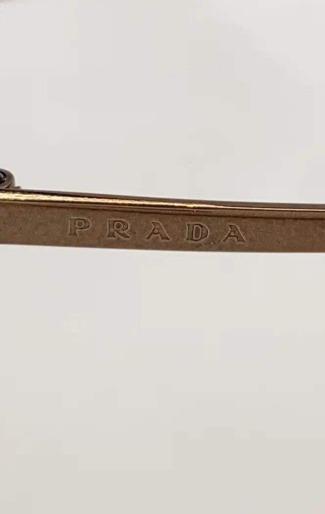 Prada × Vintage PRADA Sunglasses Rectangle Wrap Shield Symbole Star Flame Size ONE SIZE - 3 Thumbnail