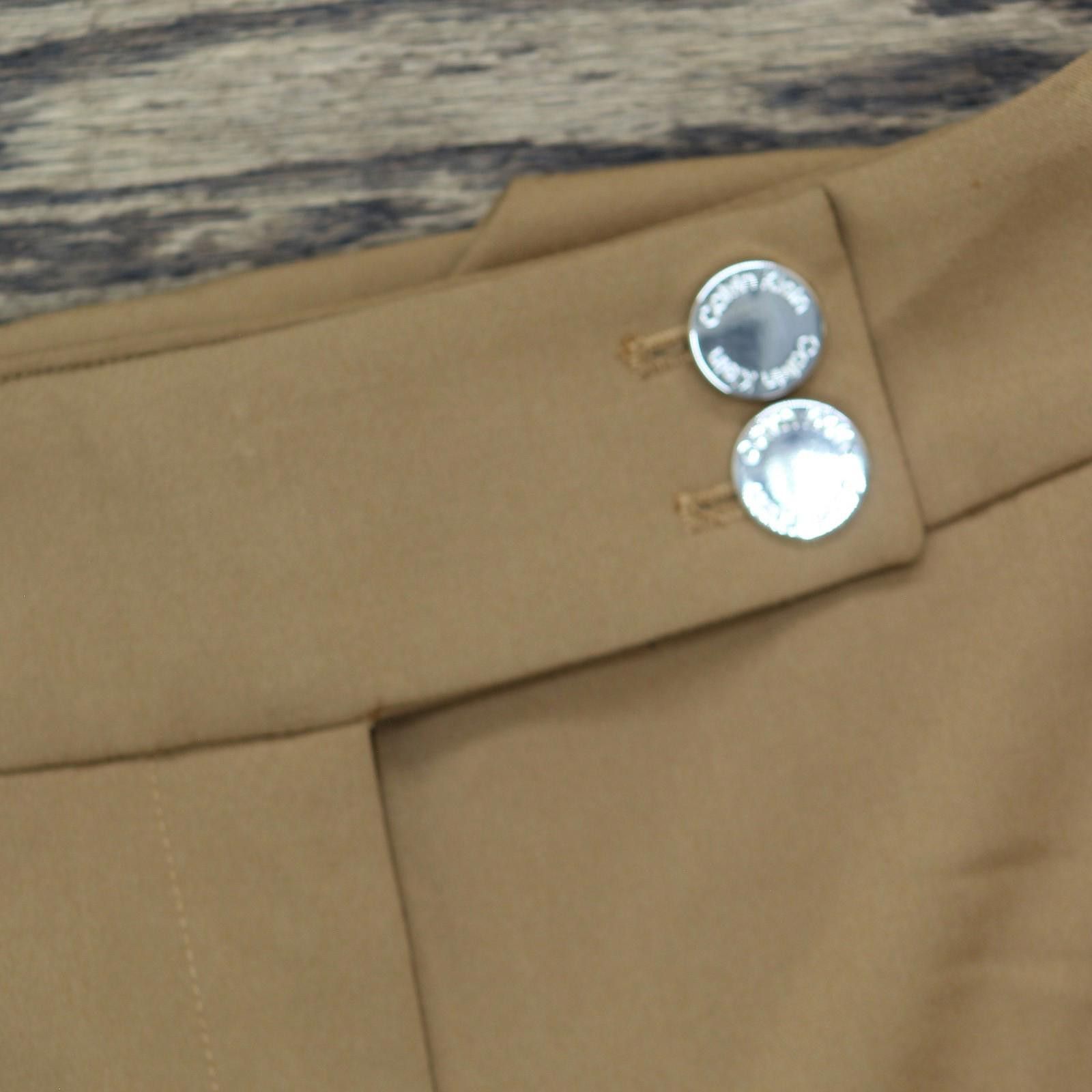 Calvin Klein Nwt Calvin Klein Wide Leg Pants T42pl994 Luggage Brown 4p Size 27" / US 4 / IT 40 - 4 Thumbnail