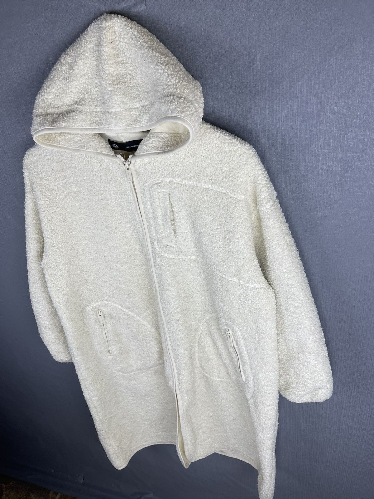 GU × Undercover × Vintage VINTAGE GU X Undercover Sherpa Hoodie Parka Jacket Size US M / EU 48-50 / 2 - 4 Thumbnail