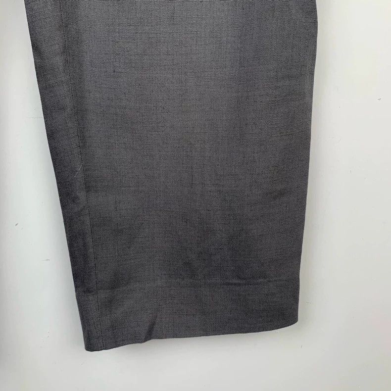 Gucci Gucci Logo letter patch gray linen elastic waist straight t Size US 32 / EU 48 - 5 Thumbnail