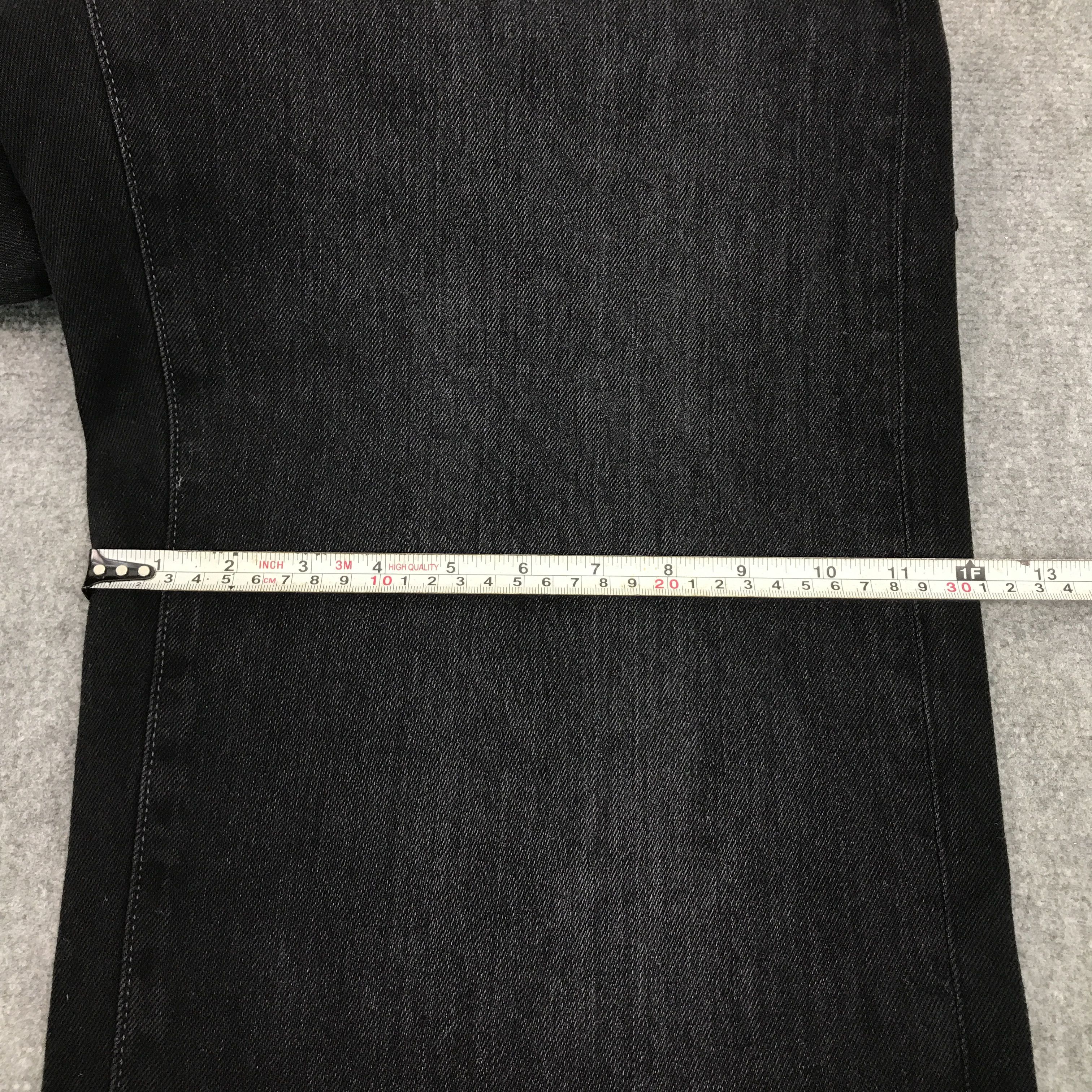 JW Anderson × Japanese Brand × Uniqlo J.W. Anderson x uniqlo baggy Black jean pants Size US 33 - 13 Thumbnail