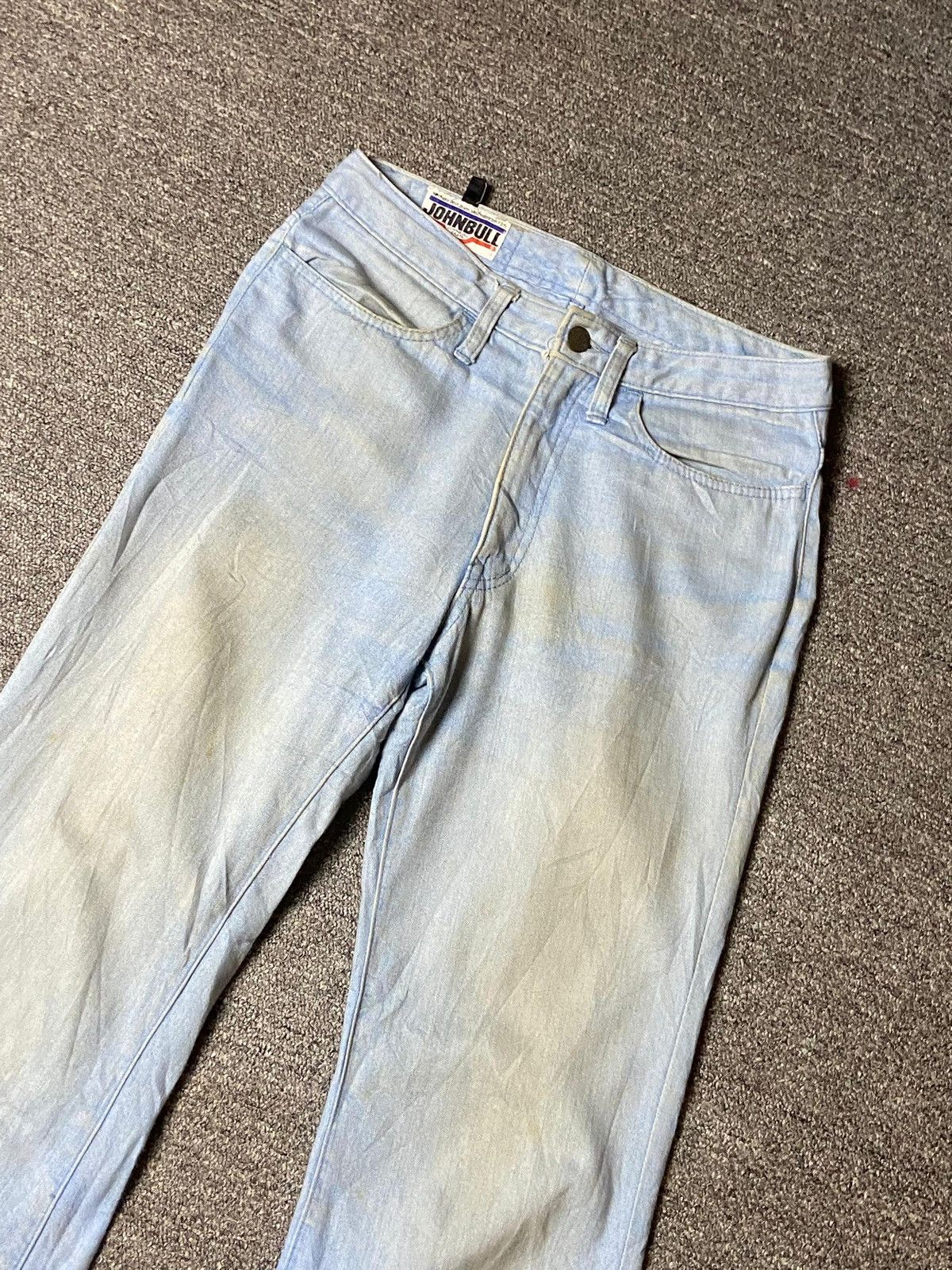 Japanese Brand × Johnbull × Vintage Johnbull Co. Ltd Brand Flared Denim Jeans (128) Size US 27 - 10 Thumbnail