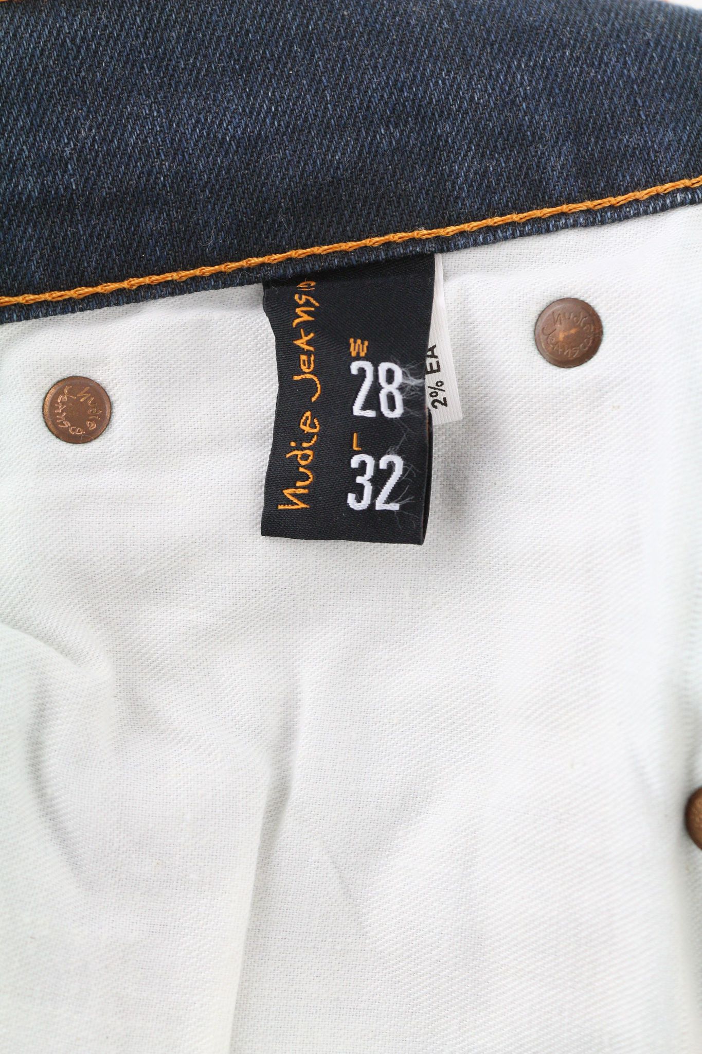 Nudie Jeans THIN FINN GREY AUTHENTIQUE USED W28/L32 Blue Jeans 80420 Size US 28 / EU 44 - 7 Thumbnail