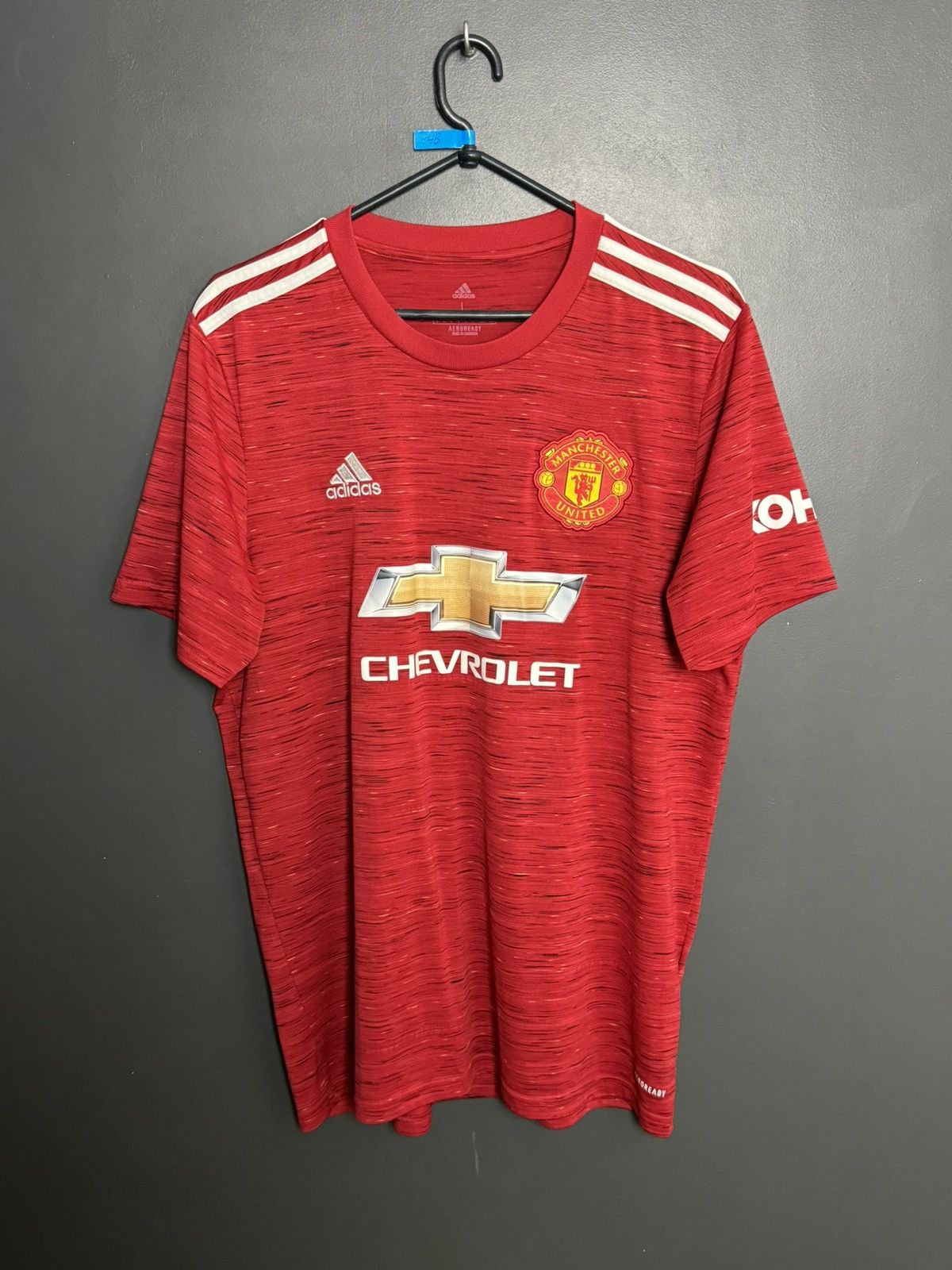 Adidas Manchester United 20/21 Home Football Jersey T-Shirt Size US L / EU 52-54 / 3 - 1 Thumbnail
