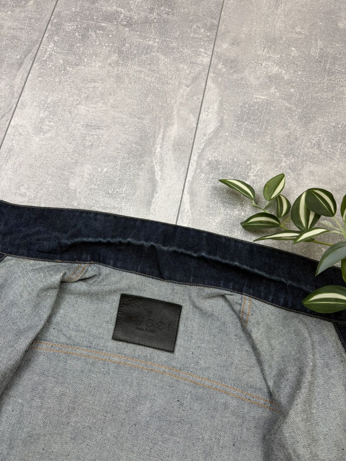 Gucci Gucci Tom Ford 00s Men’s Black Denim Jacket Black Label Size US M / EU 48-50 / 2 - 8 Thumbnail