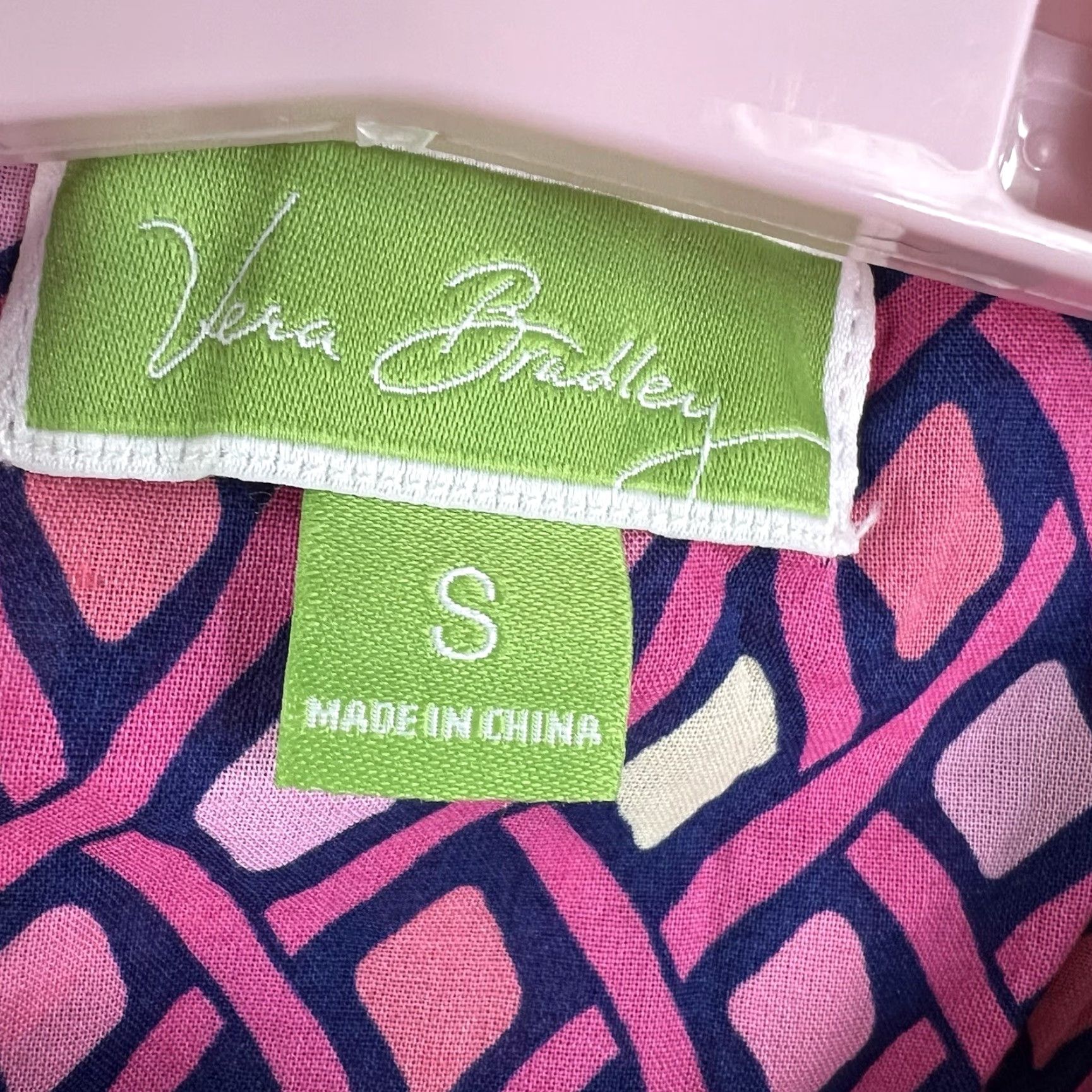 Vintage Vera Bradley Floral Pajama Set Women’s Size S Pink Long Sleeve Cami Sleepwear Size ONE SIZE - 5 Thumbnail