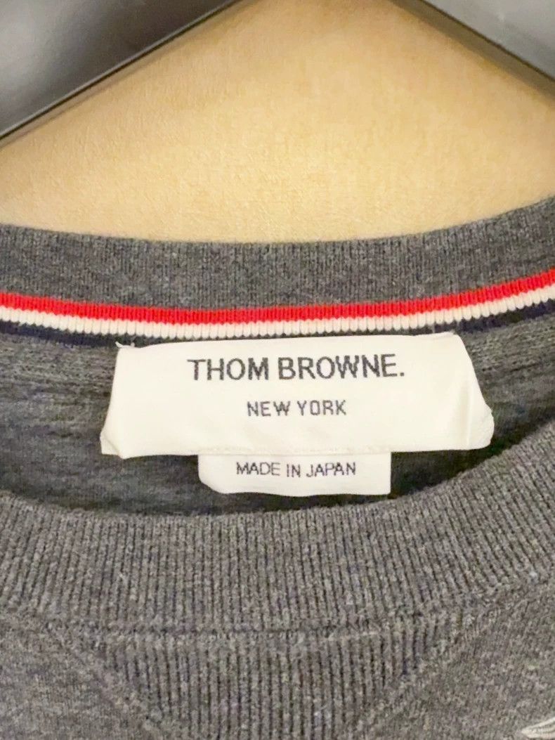 Thom Browne Thom Browne Gray ski embroidered hoodie Size US L / EU 52-54 / 3 - 3 Thumbnail