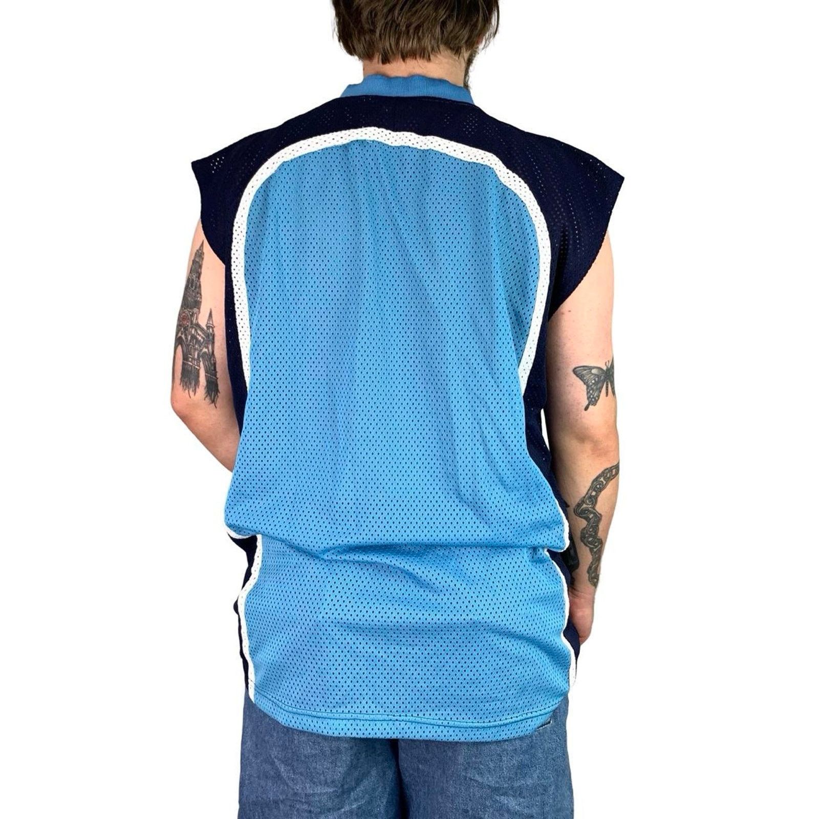Vintage Vintage 90s Carolina Tar Heels Embroidered Bootleg Jersey Size US XL / EU 56 / 4 - 5 Thumbnail