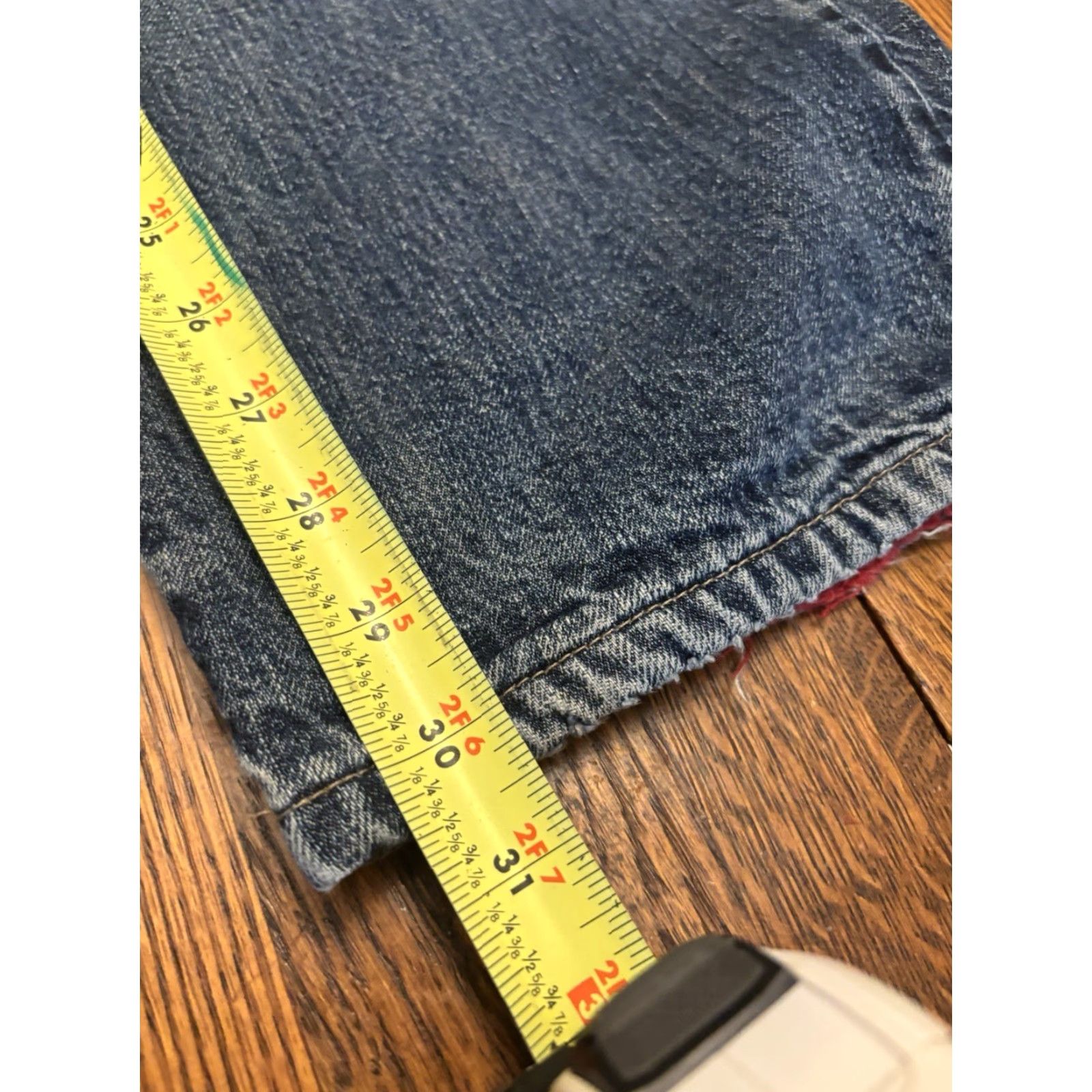 J.Crew VINTAGE J.CREW Jeans Fleece Lined Mens 32x30 Denim Straight Outdoor Insulated Pockets Size US 32 / EU 48 - 5 Thumbnail