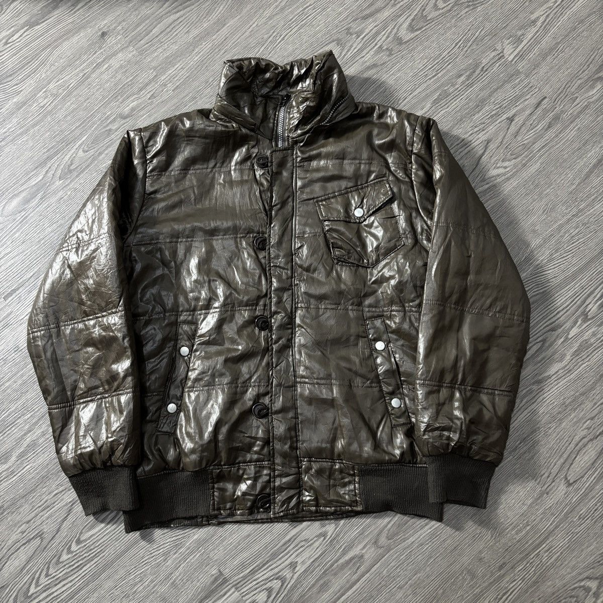 Japanese Brand 🇯🇵Hcm Homme Puffer Fur Jacket🇯🇵 Size US L / EU 52-54 / 3 - 6 Thumbnail